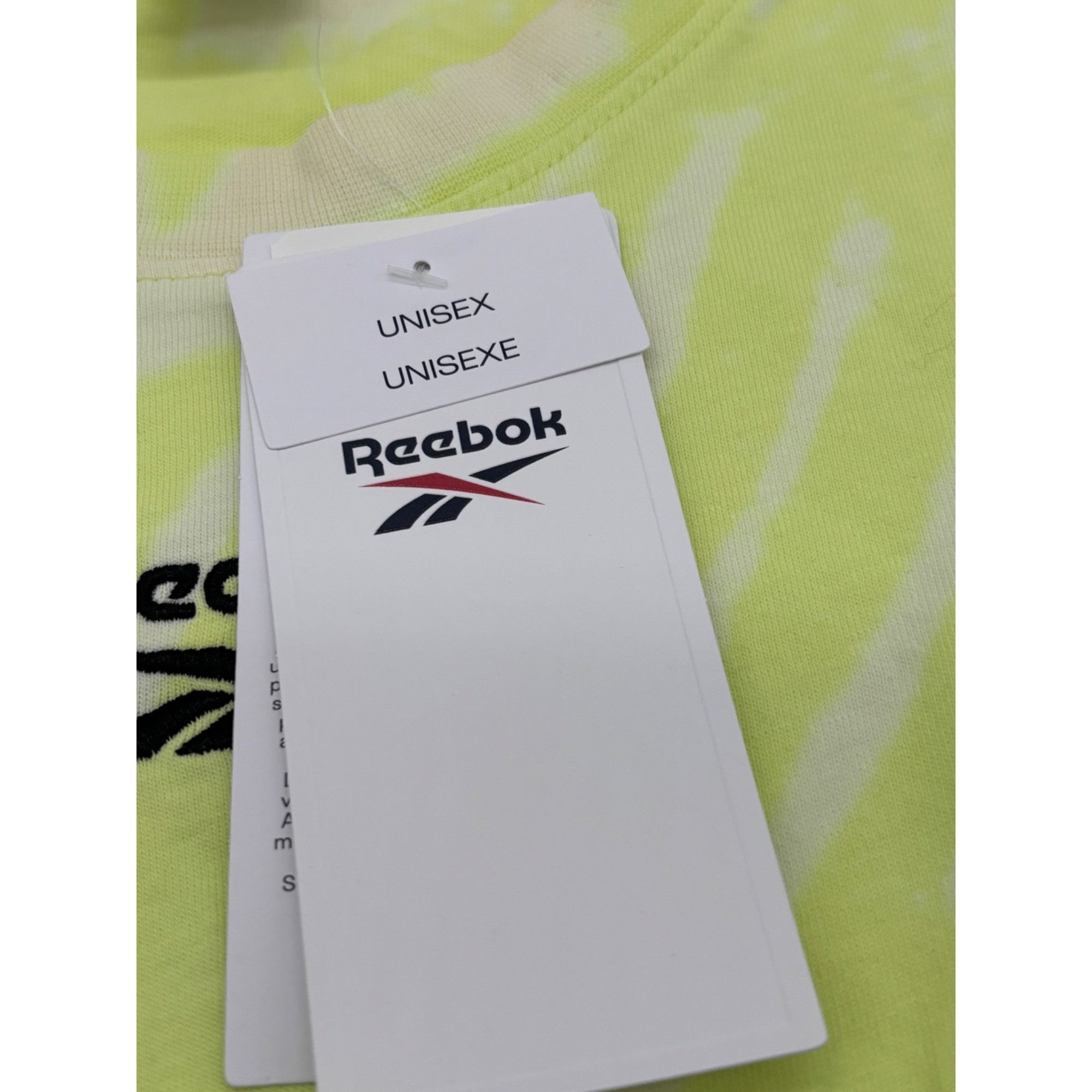 Reebok Reebok Unisex Classics Tie-Dye T-Shirt in Semi Energy Glow S Size XS / US 0-2 / IT 36-38 - 7 Thumbnail