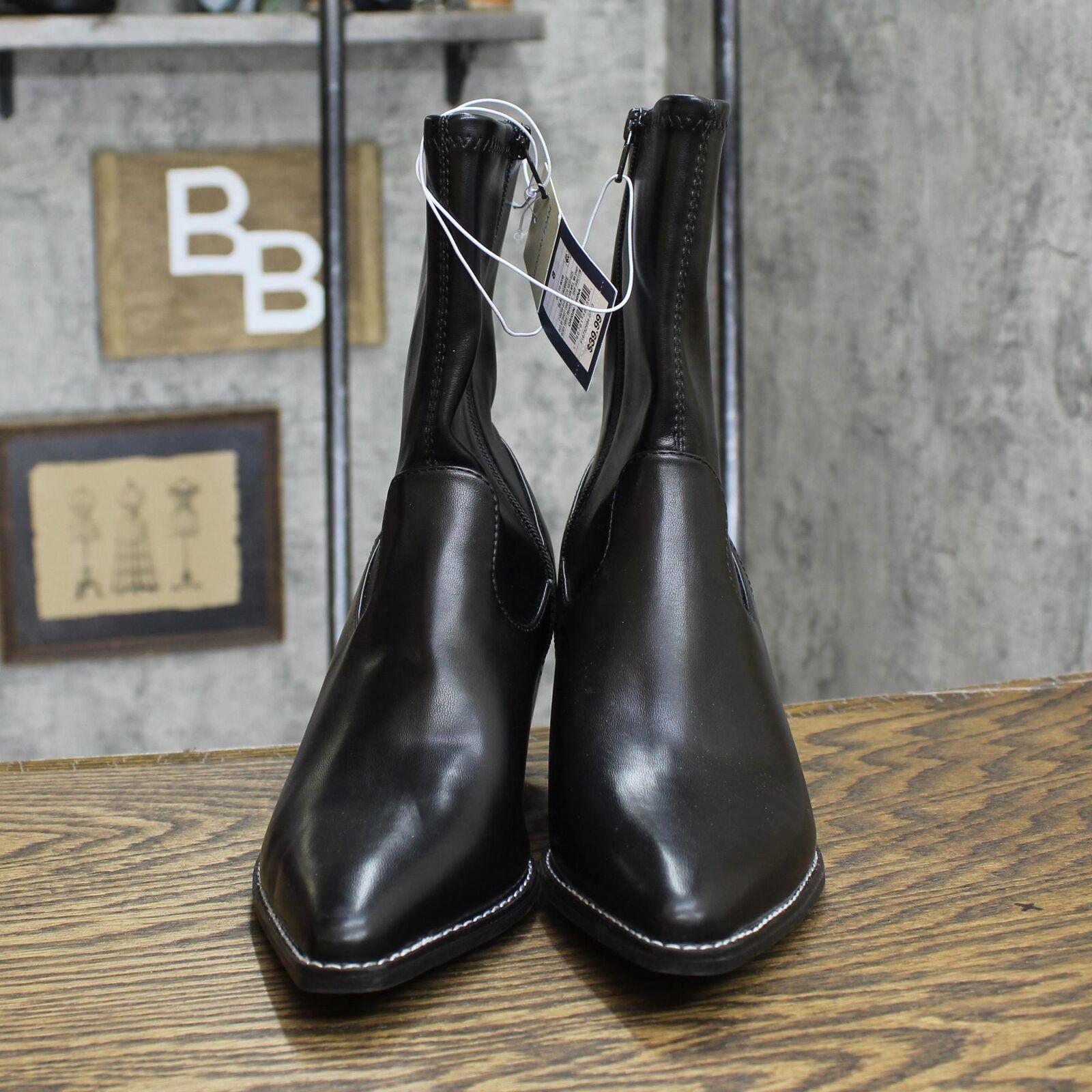 Designer NWT Universal Thread Ankle Boots 88375051 Black 6M 6 M Size US 6 / IT 36 - 3 Thumbnail