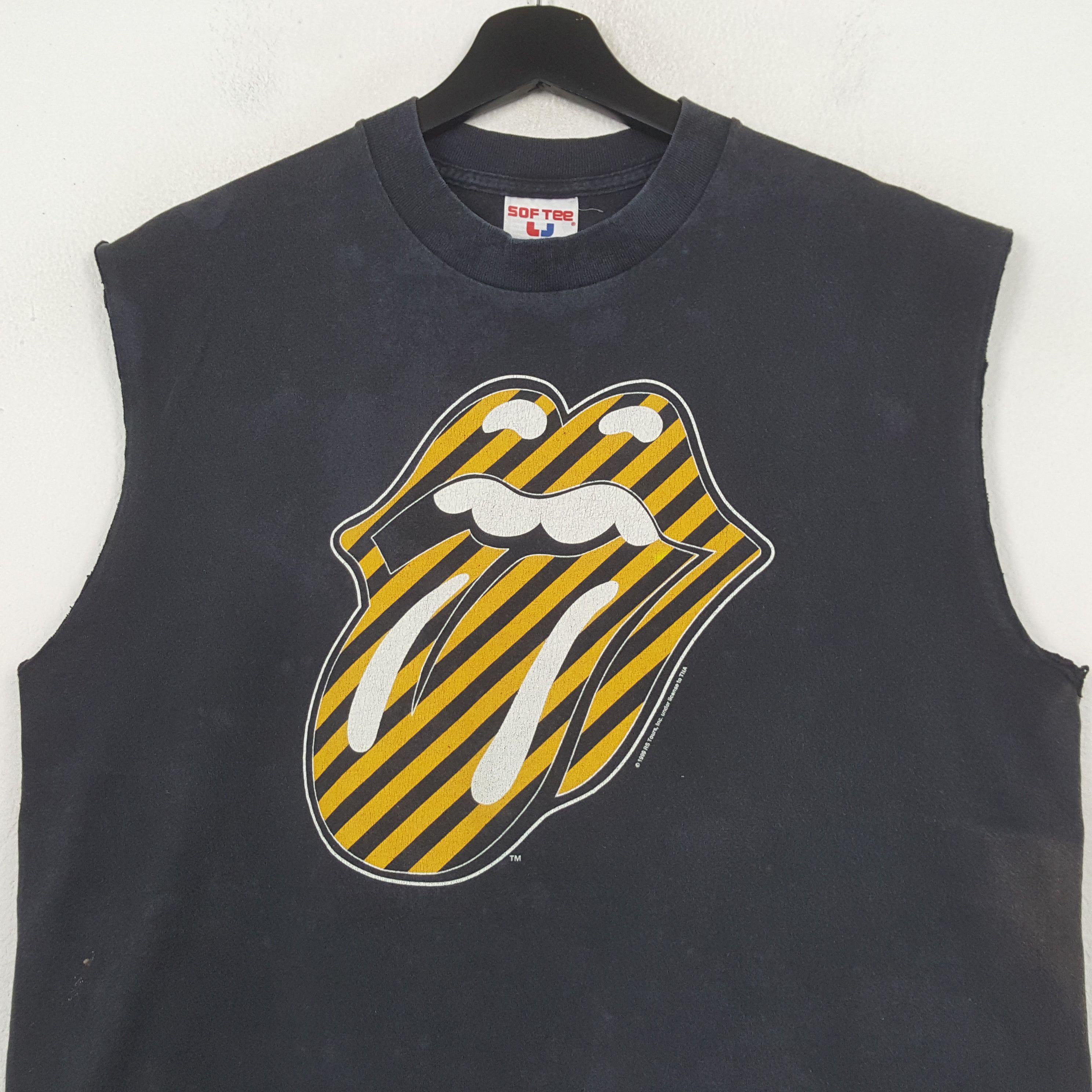 Vintage The Rolling Stones Rock Band Music Sleeveless Tshirt RR24 Size US M / EU 48-50 / 2 - 2 Thumbnail