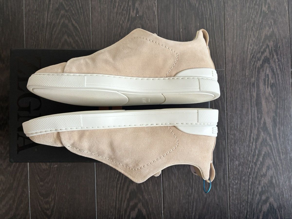 Ermenegildo Zegna Zegna beige triple stitch uk 7 eu 41 Size US 8 / EU 41 - 3 Thumbnail