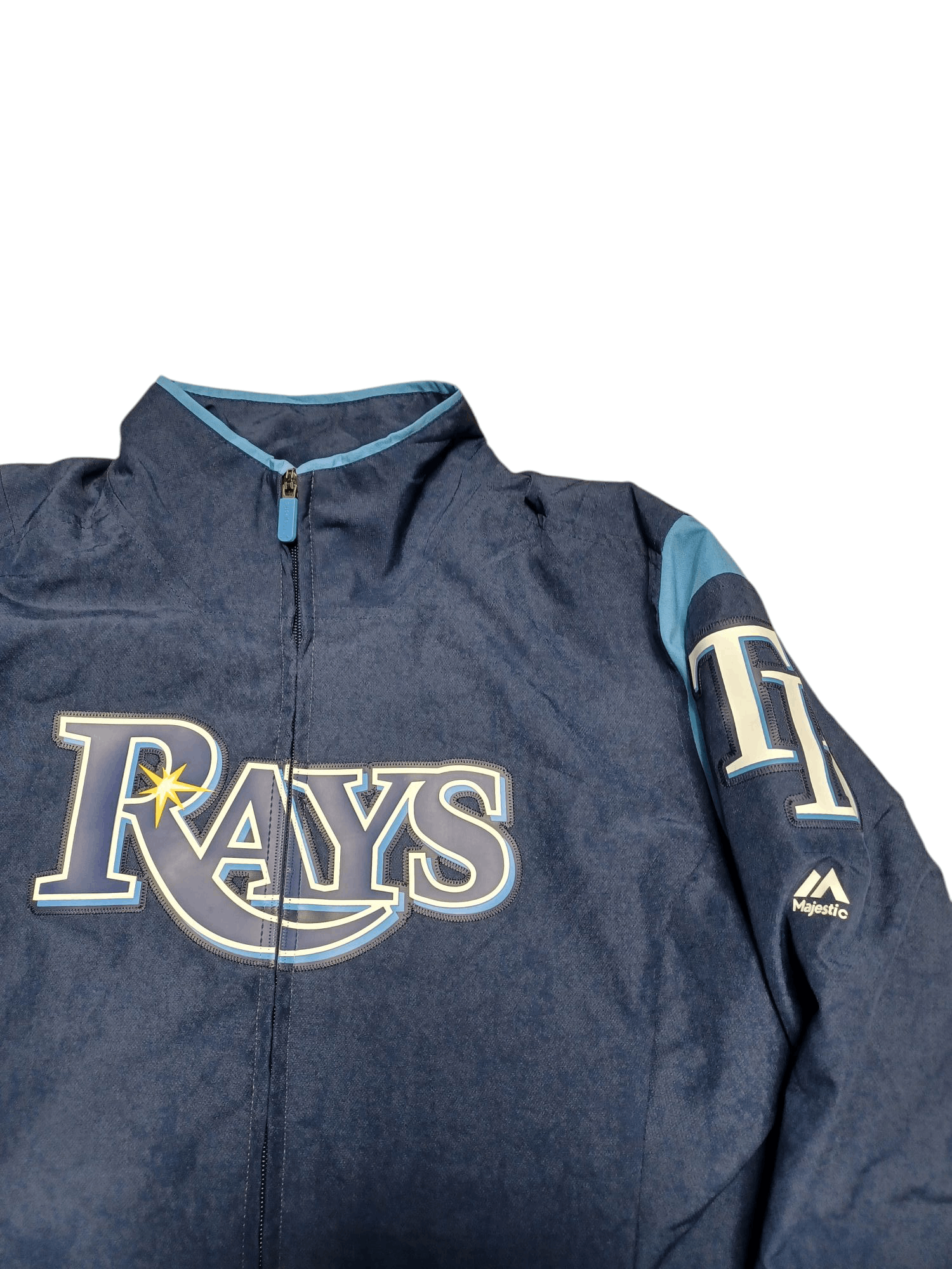 Majestic TAMPA BAY RAYS MLB MAJESTIC BIGLOGO NYLON JACKET Size US S / EU 44-46 / 1 - 2 Thumbnail