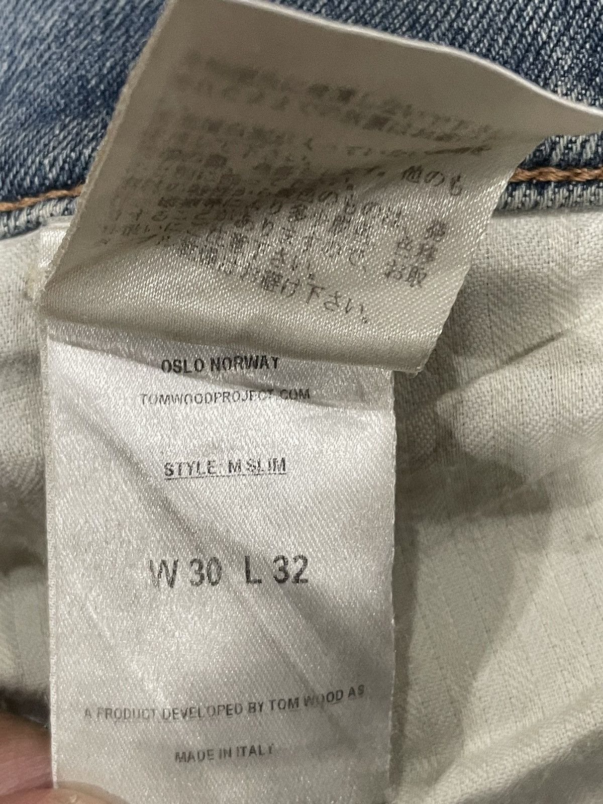 Tom Wood Tom Wood Distressed Style M Slim Jeans Size US 31 - 6 Thumbnail