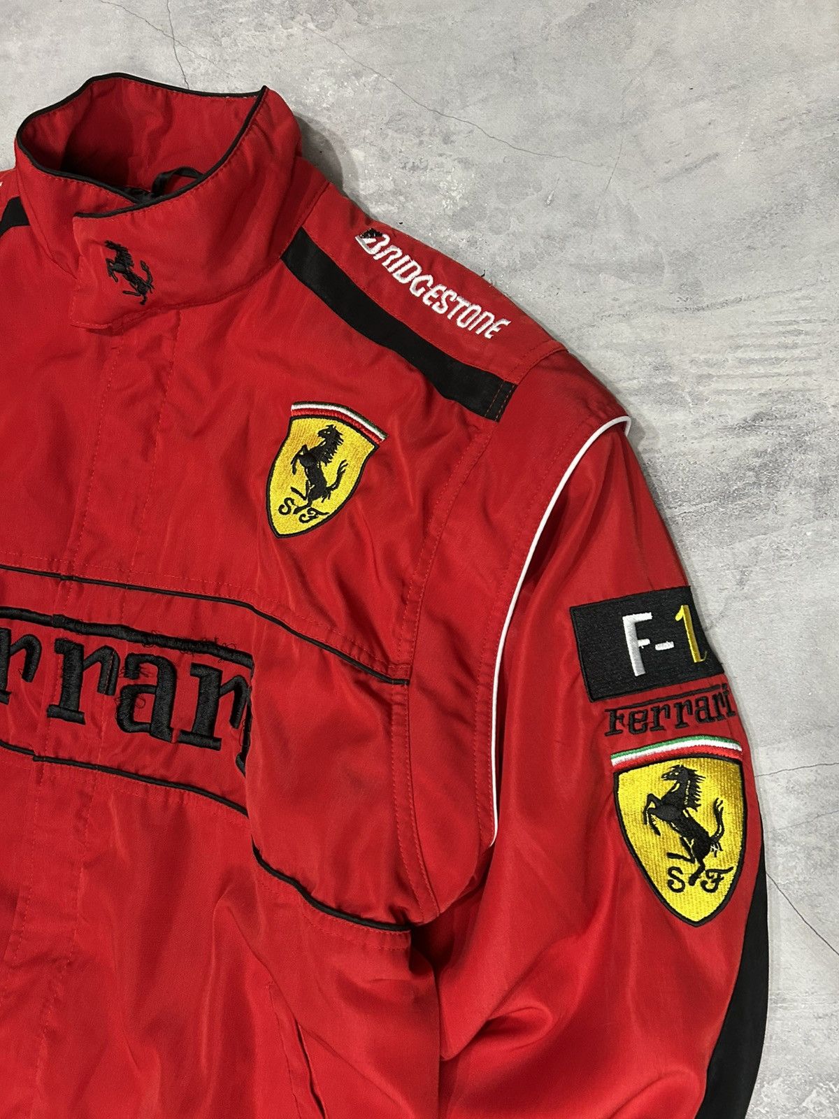 Ferrari Vintage Ferrari Jacket Formula Uno Moto Racin Size US L / EU 52-54 / 3 - 6 Thumbnail