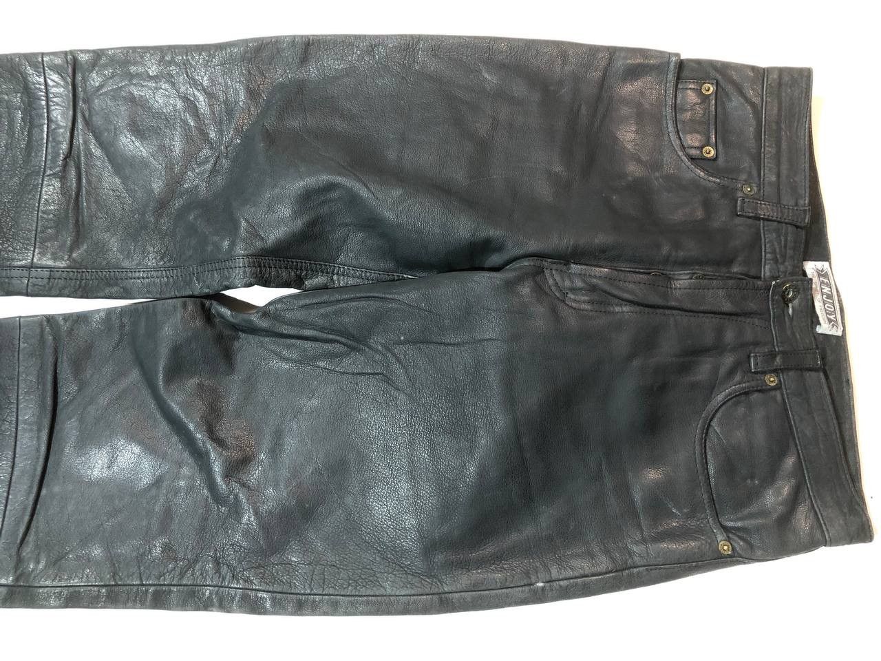 Leather Enjoy Racing Moto Leather Pants Vintage Size US 32 / EU 48 - 4 Thumbnail