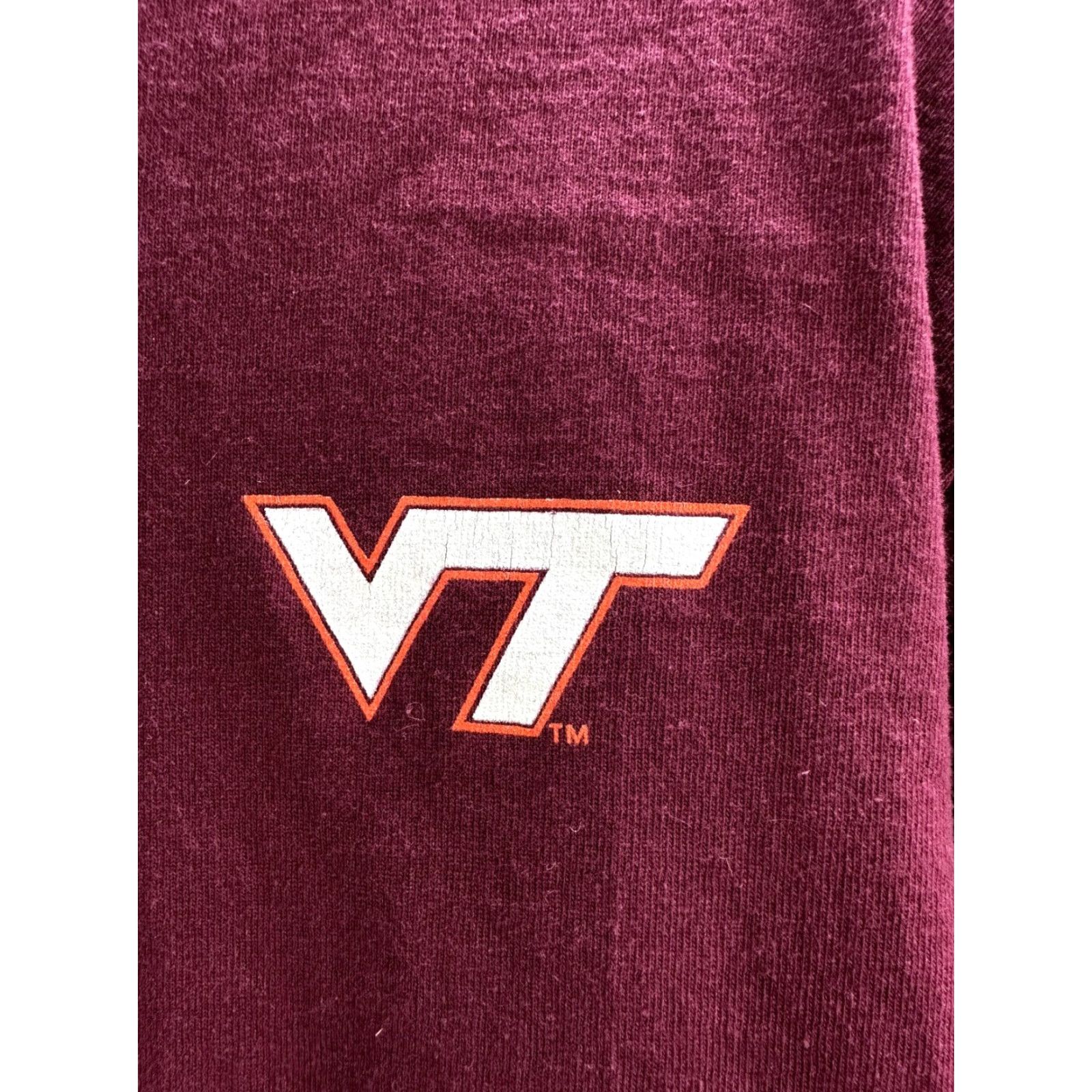 Jansport Nike Shirt? No, Jansport Pullover Shirt? Virginia Tech Burgundy Cotton Long Sleeve Crew Neck L Mens Size US L / EU 52-54 / 3 - 7 Thumbnail