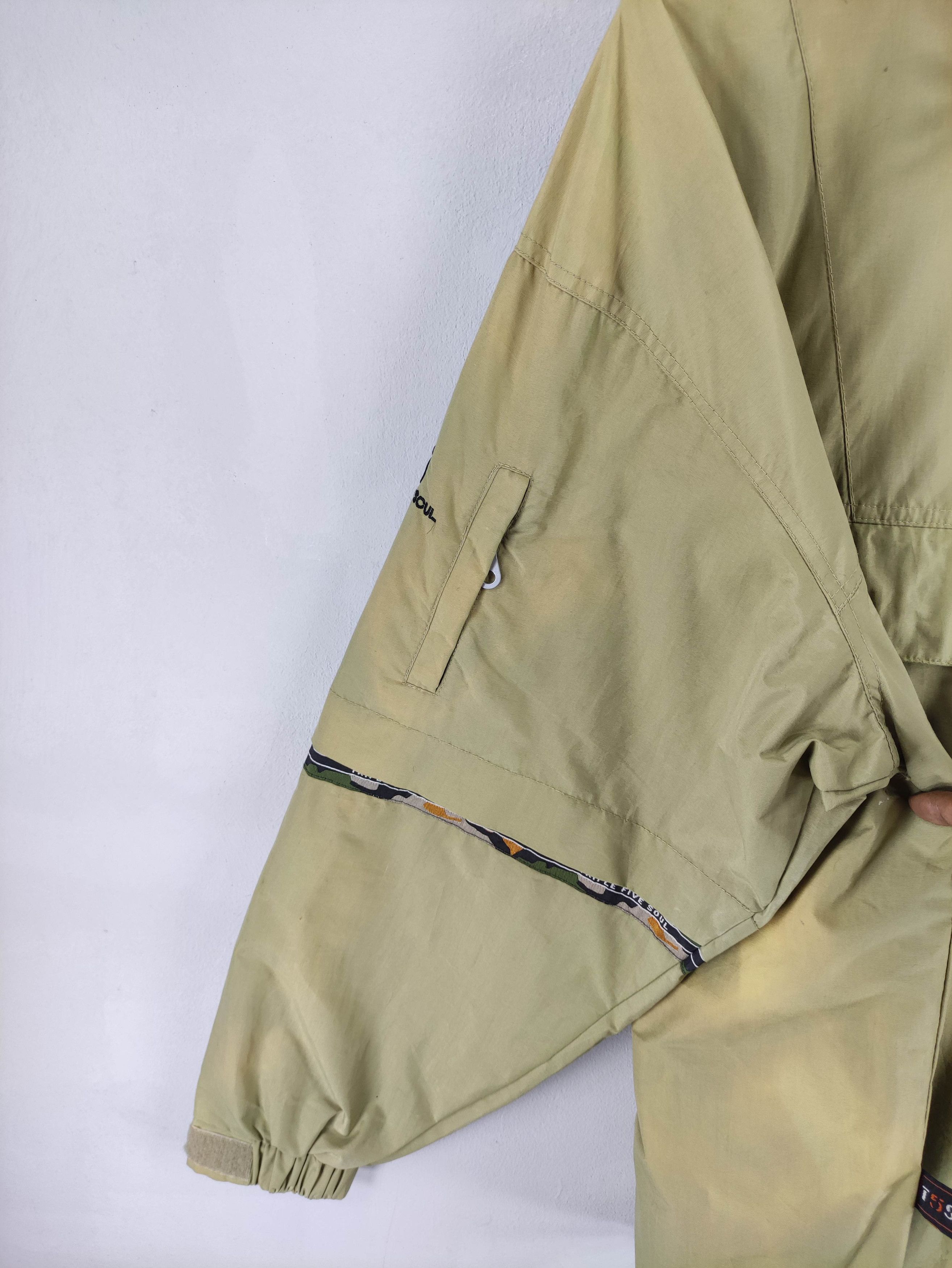 Japanese Brand Vintage Triple 5 Anorak Hoodie Half Zipper Faded Jacket Size US XXL / EU 58 / 5 - 7 Thumbnail