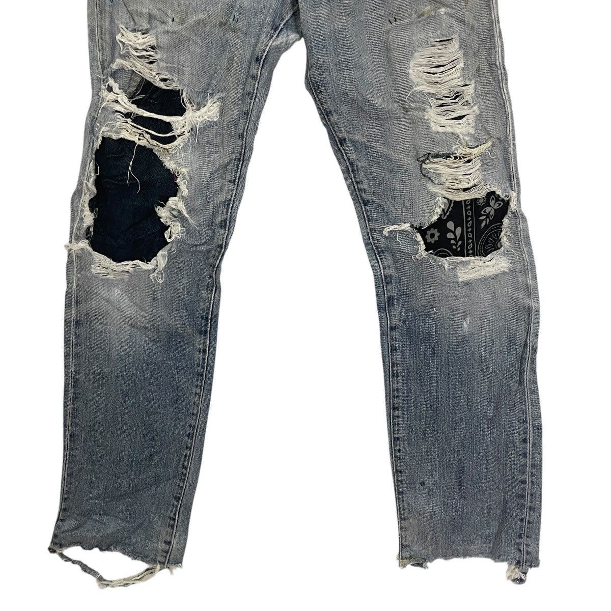 Levi's Vintage Levis 505 Distressed Denim Jeans Size US 28 / EU 44 - 2 Thumbnail