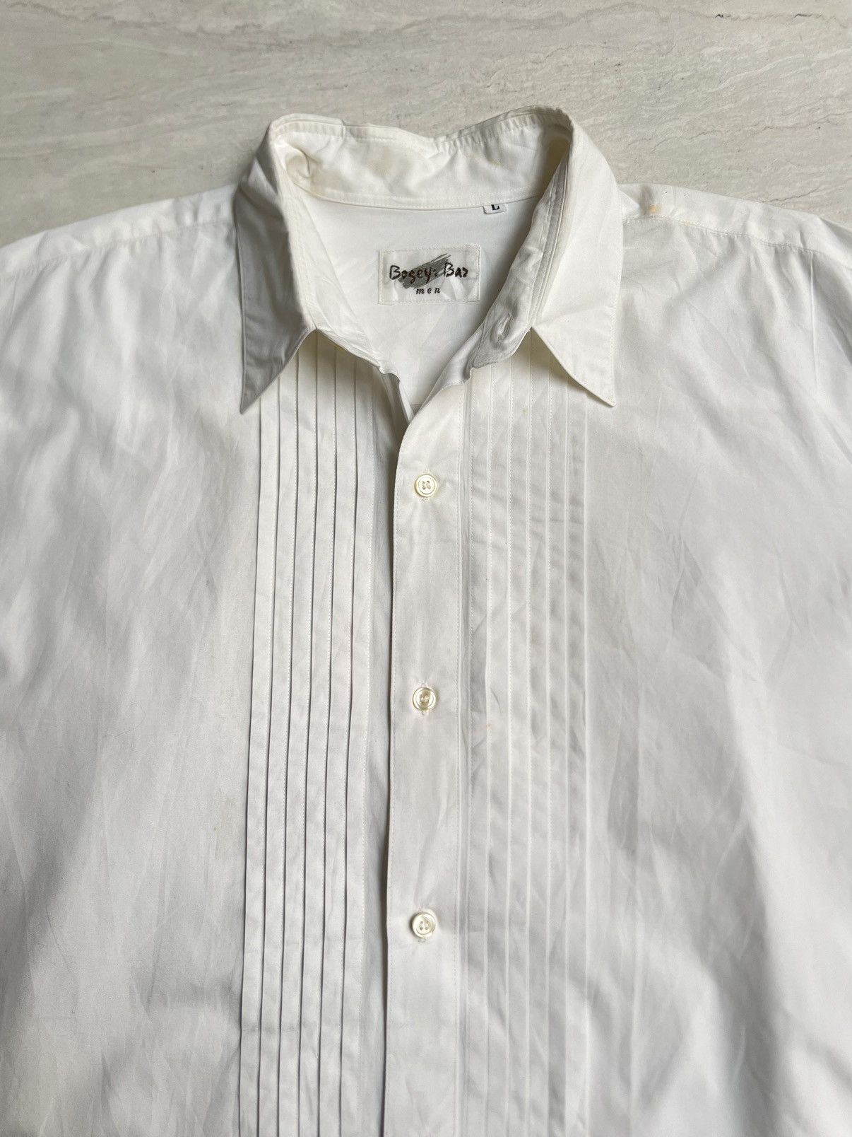 Yohji Yamamoto BOSEY’S BAZ MEN White Shirt Size US L / EU 52-54 / 3 - 3 Thumbnail