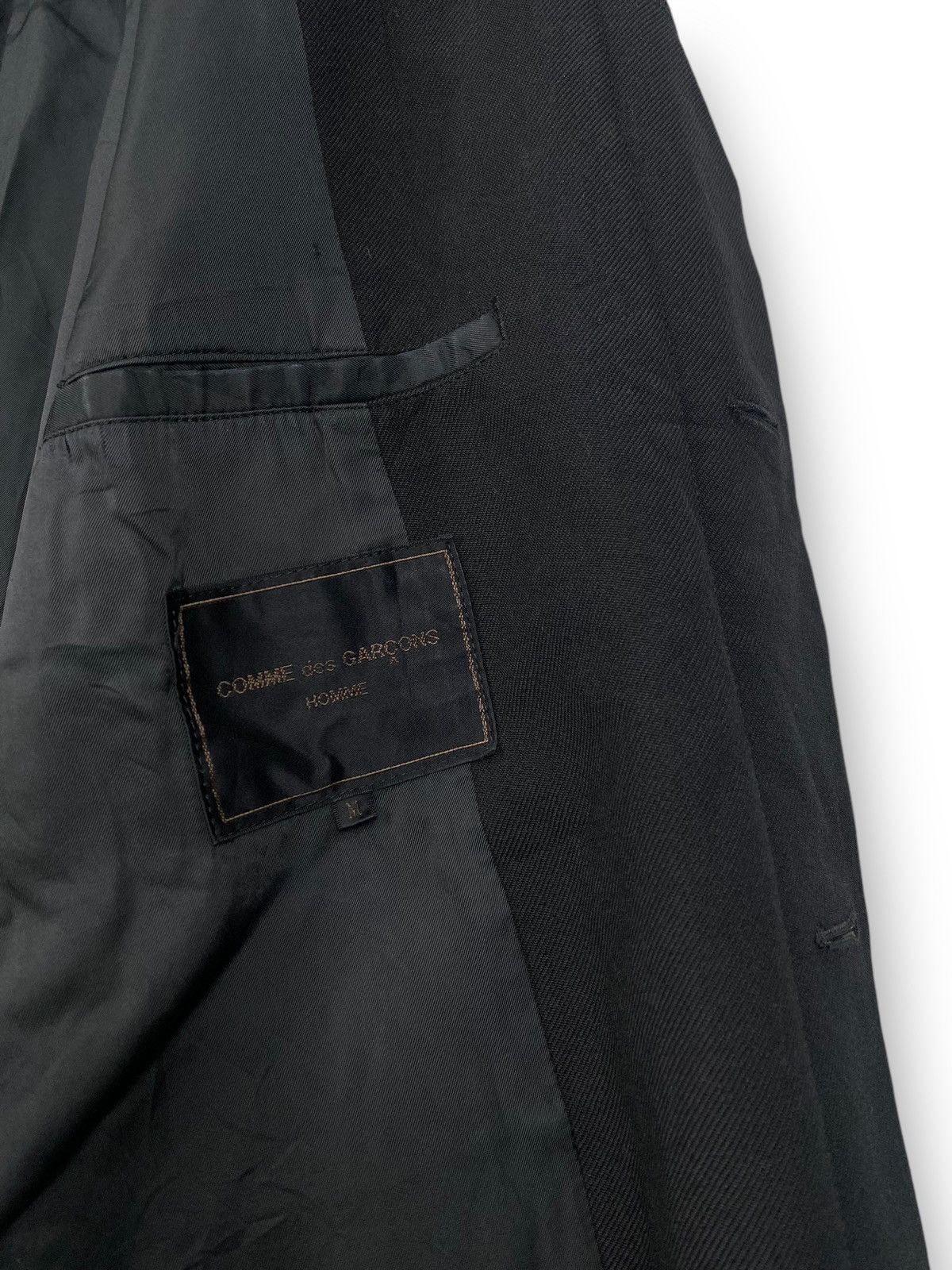 Comme des Garcons Vintage 90s CDG Homme Trench Coat Double Breast - HC08002M Size US M / EU 48-50 / 2 - 6 Thumbnail
