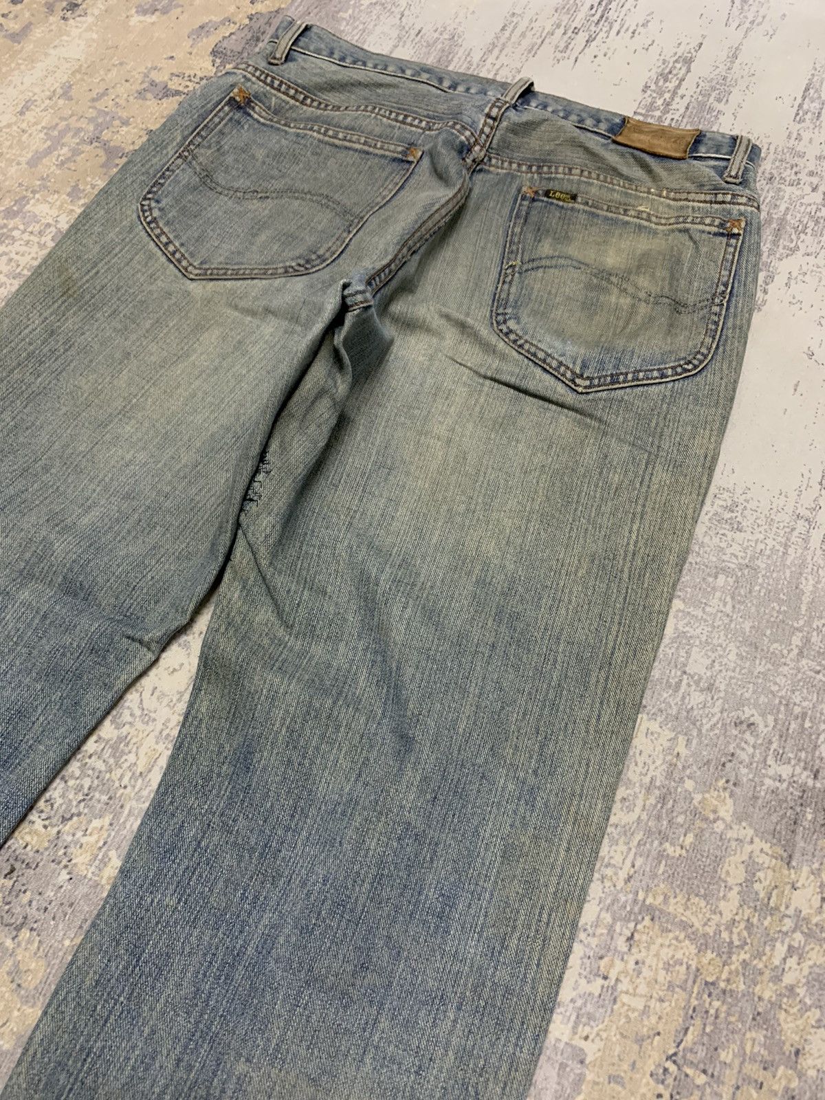Lee Rusty LEE Distressed Denim Mud Wash Jean 33x31 Size US 33 - 13 Thumbnail