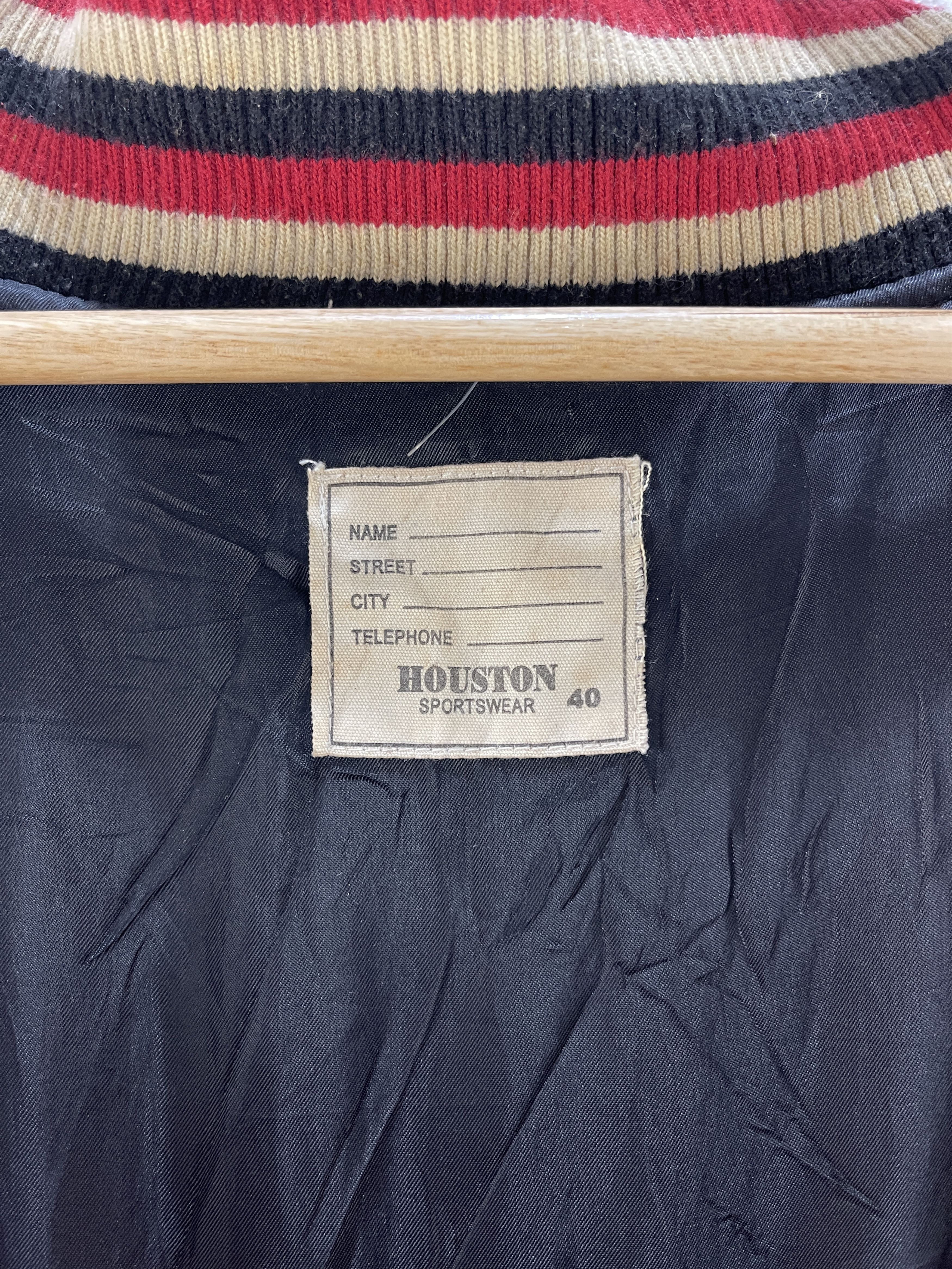 Other Vintage Houston Sportswear Eastern Maine Varsity Jacket Size L / US 10 / IT 46 - 13 Thumbnail