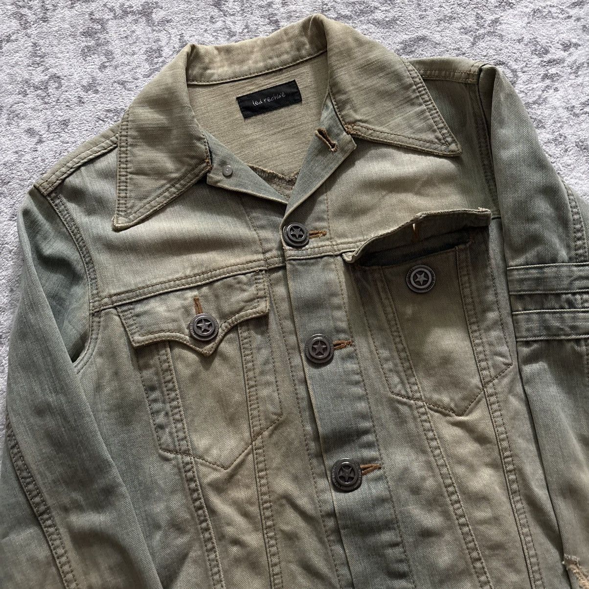 If Six Was Nine Led Rechwe Dallas Mink Fur Denim Jacket | Size L Size US L / EU 52-54 / 3 - 4 Thumbnail
