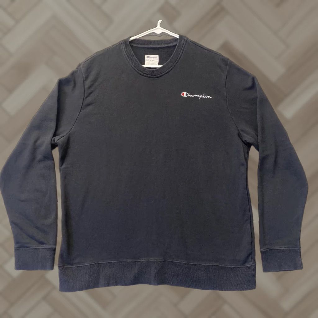 Champion Champion Men's Sweatshirt Pullover XL Active Logo Long Sleeve Black Fleece /109-36 Size US XL / EU 56 / 4 - 1 Thumbnail