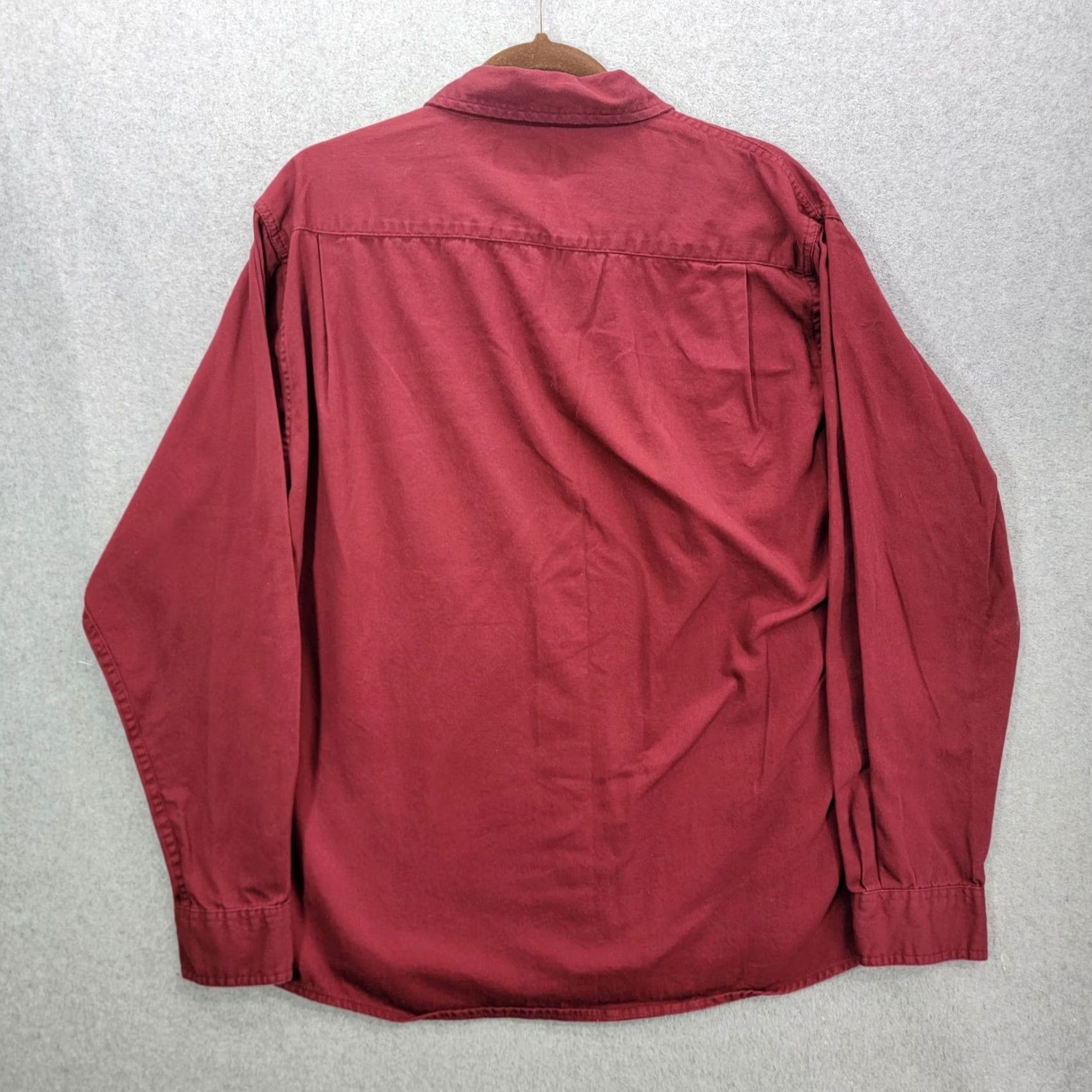 Wrangler Wrangler Shirt Mens Large Western Long Sleeve Red RN130273 Size US L / EU 52-54 / 3 - 6 Thumbnail