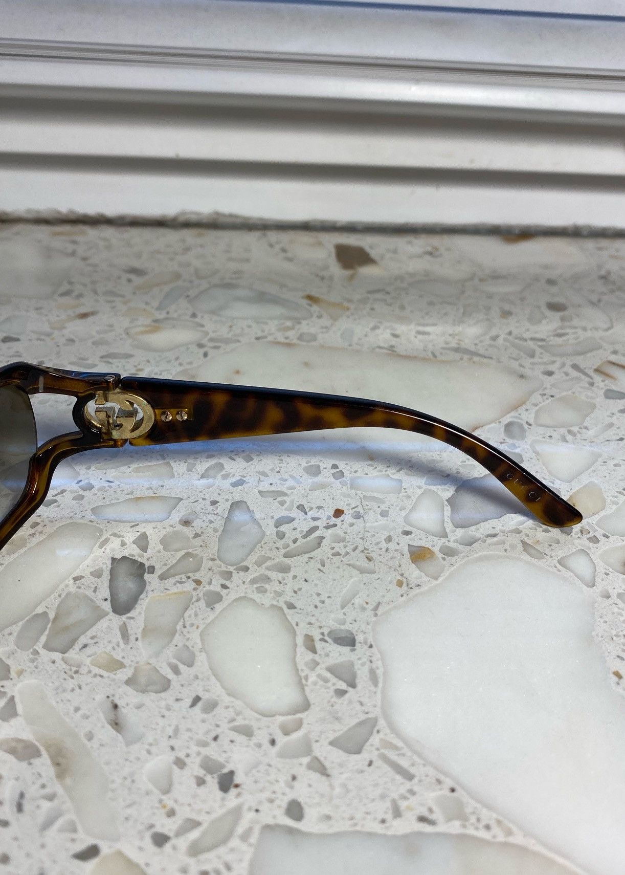 Gucci Diamonds Logo GG Vintage Gucci Sunglasses Size ONE SIZE - 7 Thumbnail