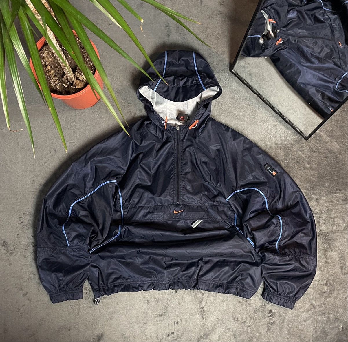 Nike × Streetwear × Vintage 90s Nike Vintage Nylon Center