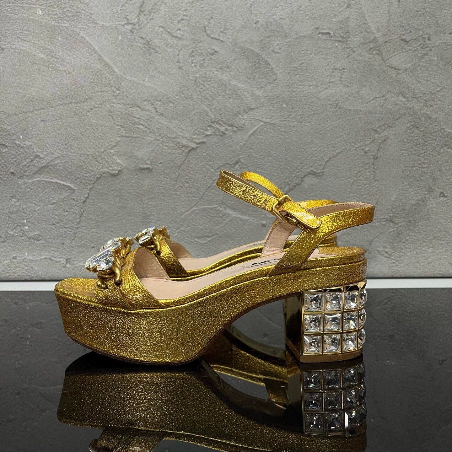 Miu Miu Miu Miu crystal high heels EU 36 Size US 5 / IT 35 - 3 Thumbnail