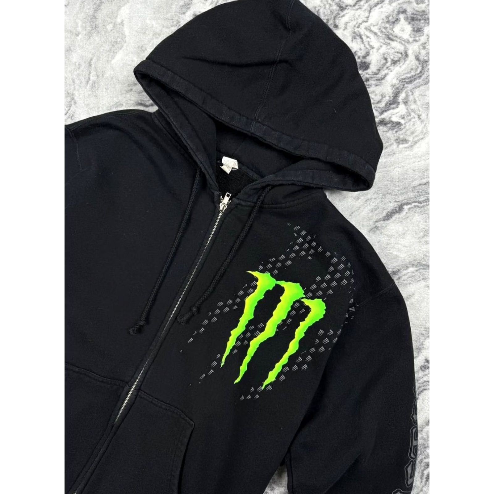 Vintage VINTAGE Monster Energy Hoodie Full Zip Men Size S Black Size US S / EU 44-46 / 1 - 2 Thumbnail