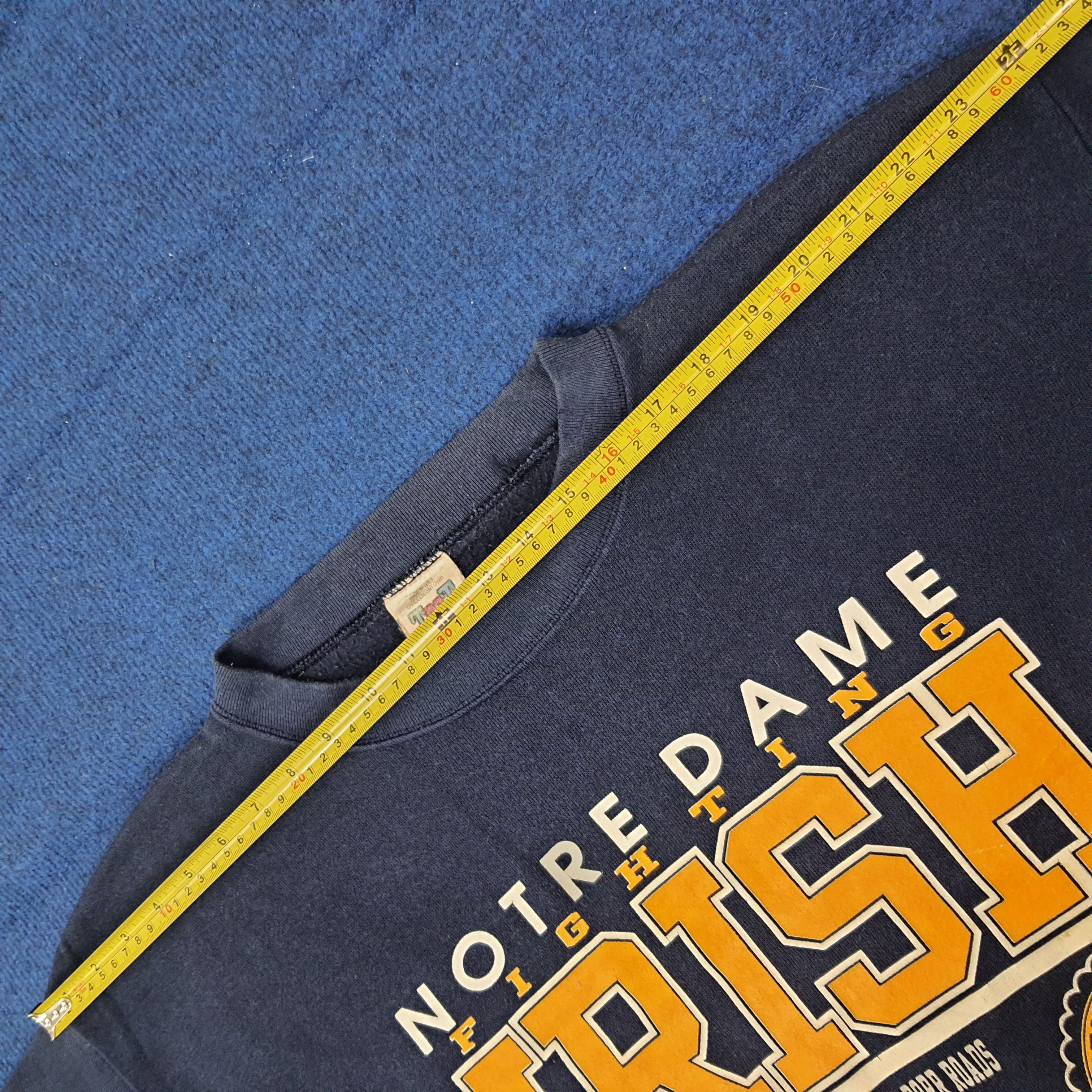 Vintage Vintage Notre Dame Fighting Irish Football C263N11 Size US L / EU 52-54 / 3 - 7 Thumbnail