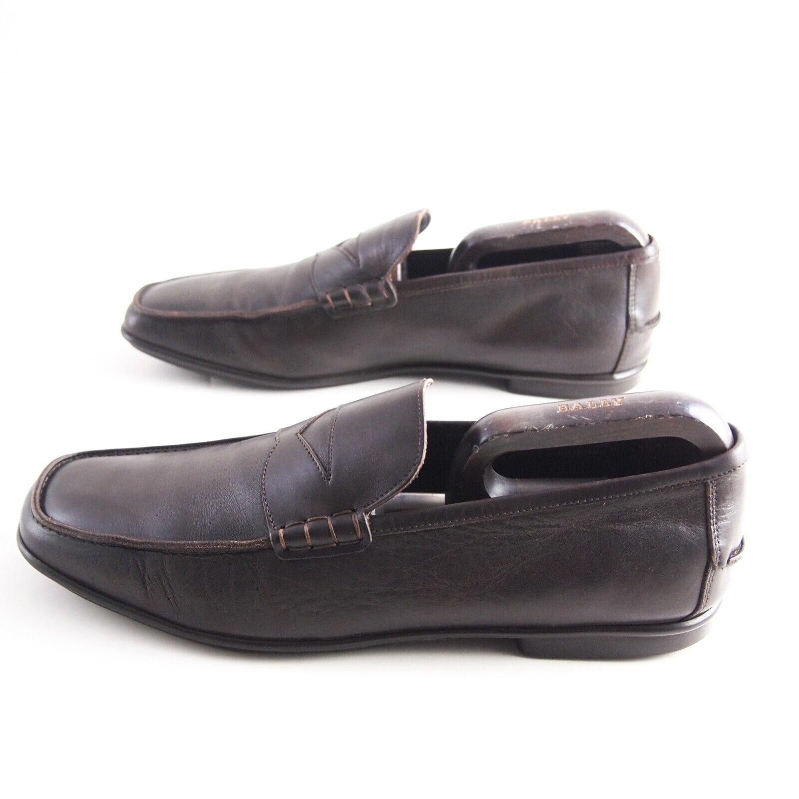 Prada Prada Penny Loafers Brown Leather US 9 EU 42 Size US 9 / EU 42 - 2 Thumbnail