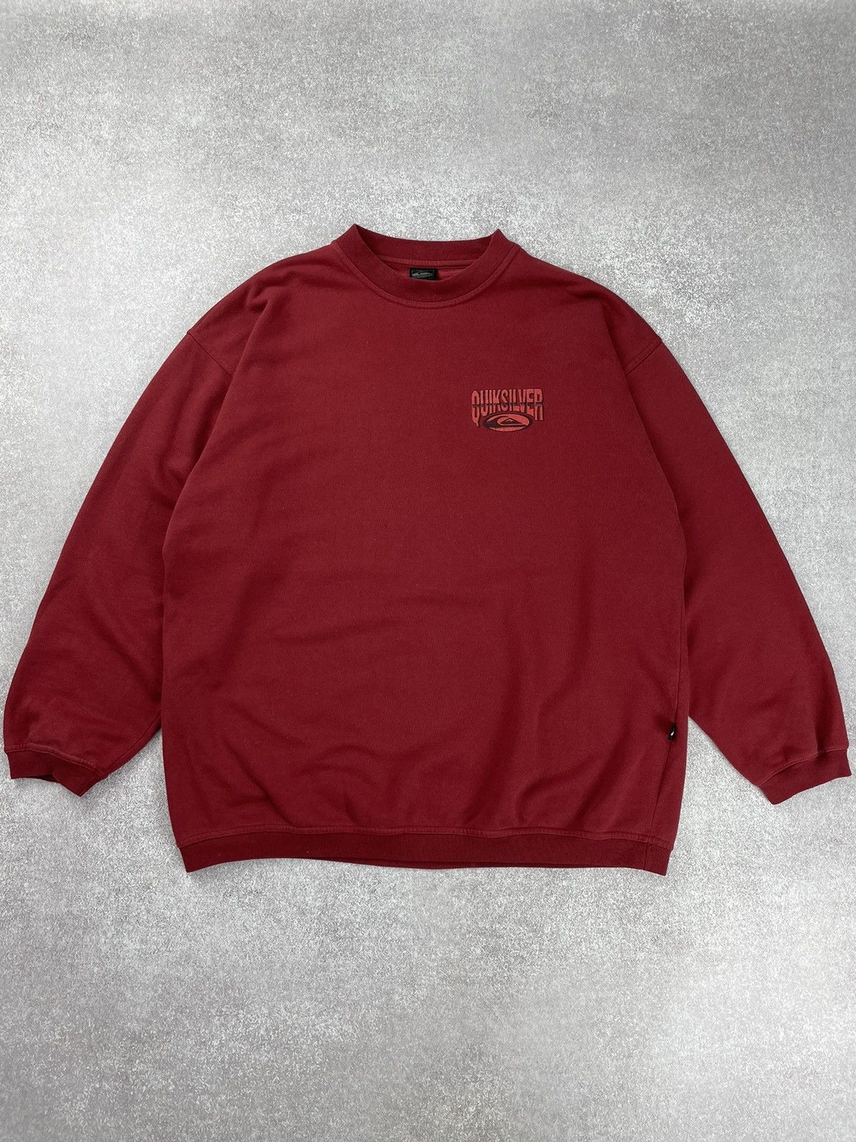 Quiksilver × Vintage Vintage Quiksilver Big Logo Surf Skate Sweatshirt Size US L / EU 52-54 / 3 - 2 Thumbnail