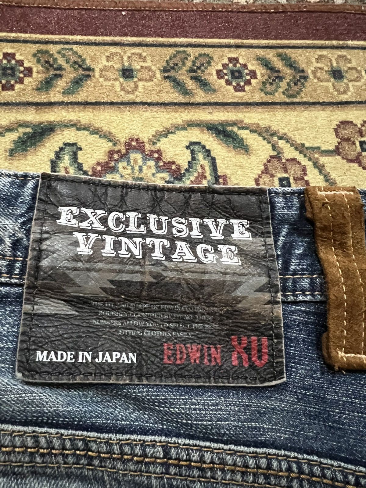 Edwin EDWIN EXCLUSIVE VINTAGE XV DISTRESSED BUSH PANTS JEANS Size US 36 / EU 52 - 21 Thumbnail
