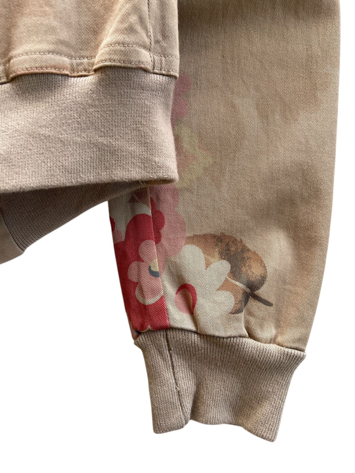 Vintage Italian Chocolat Floral Cropped Bomber Jacket Size S / US 4 / IT 40 - 10 Thumbnail