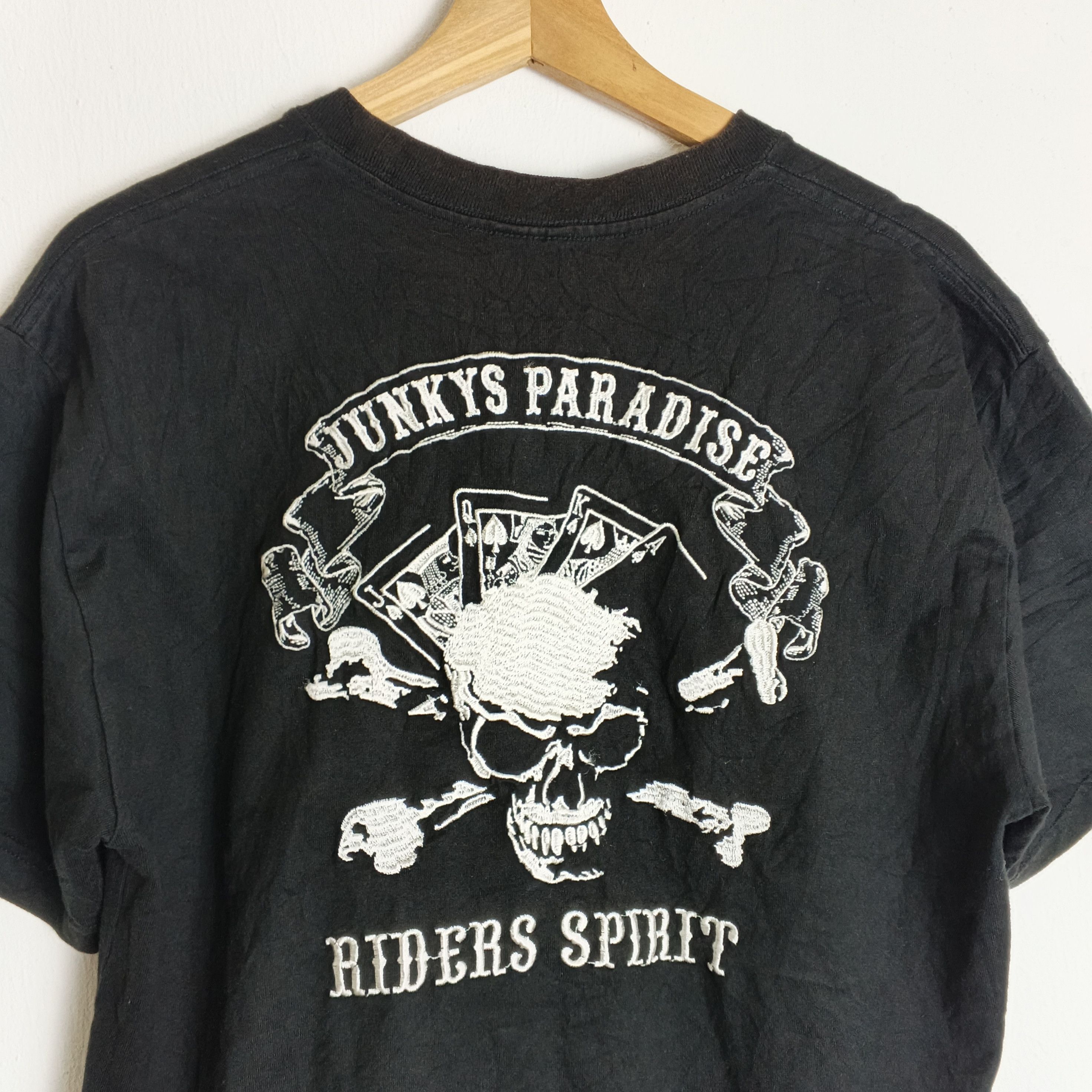 Affliction Vintage Y2K Junky's Paradise Riders Pirate Skull Size US M / EU 48-50 / 2 - 2 Thumbnail