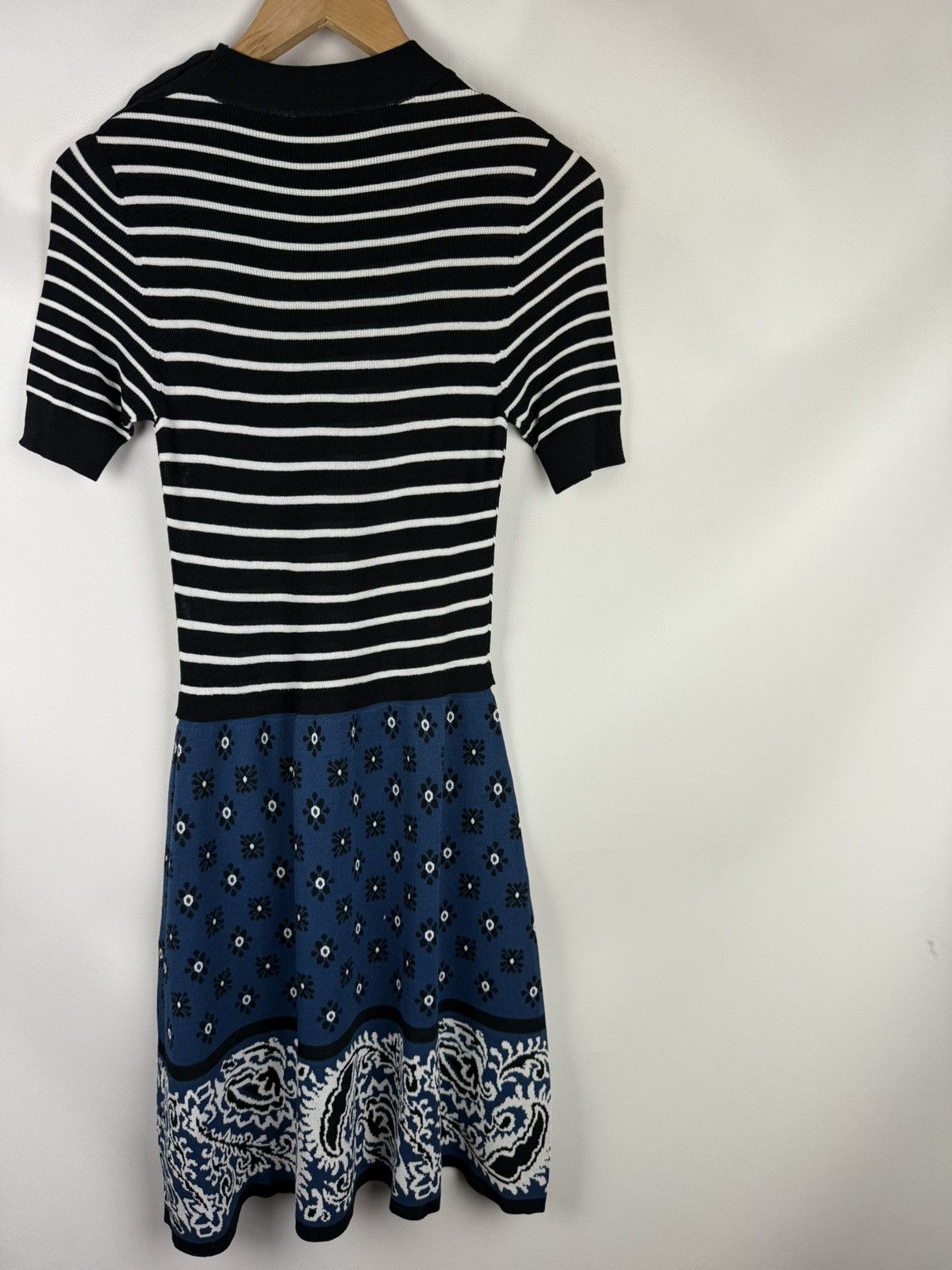 RED Valentino × Valentino Red Valentino Ladies Patterned Short Sleeve Viscose Dress Size L / US 10 / IT 46 - 18 Thumbnail