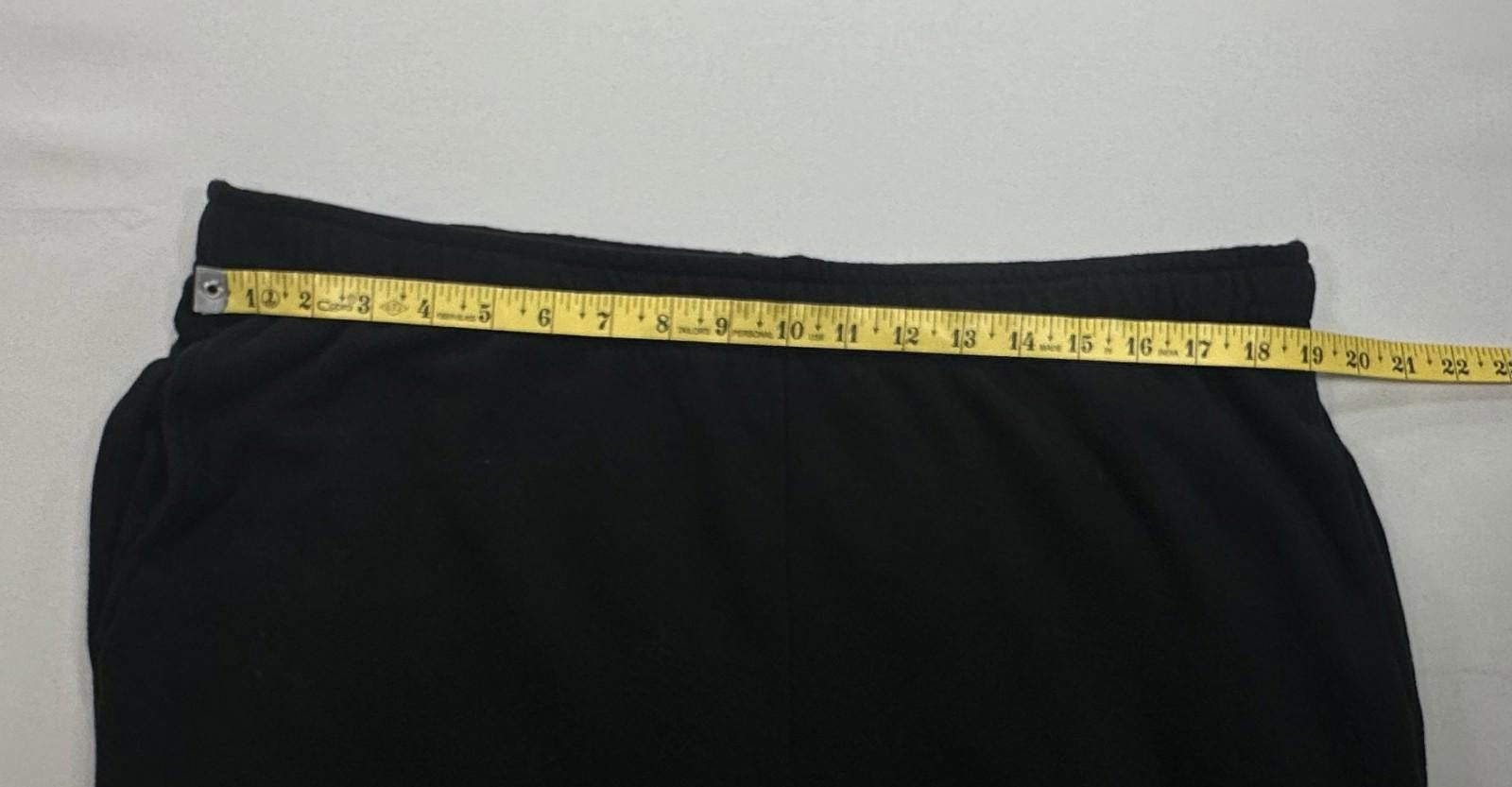 Other Bella Canvas Fleece Straight Leg Sweatpants Black Womens 2XL Size 42" / US 20 - 6 Thumbnail