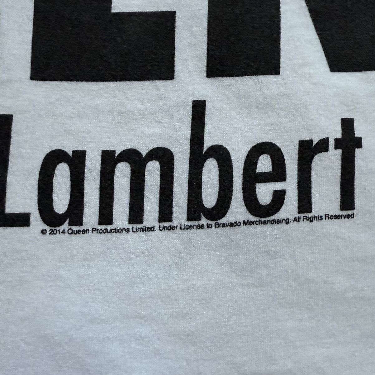 Gildan Queen + Adam Lambert In Concert 2014 Tee Size US XXL / EU 58 / 5 - 7 Thumbnail