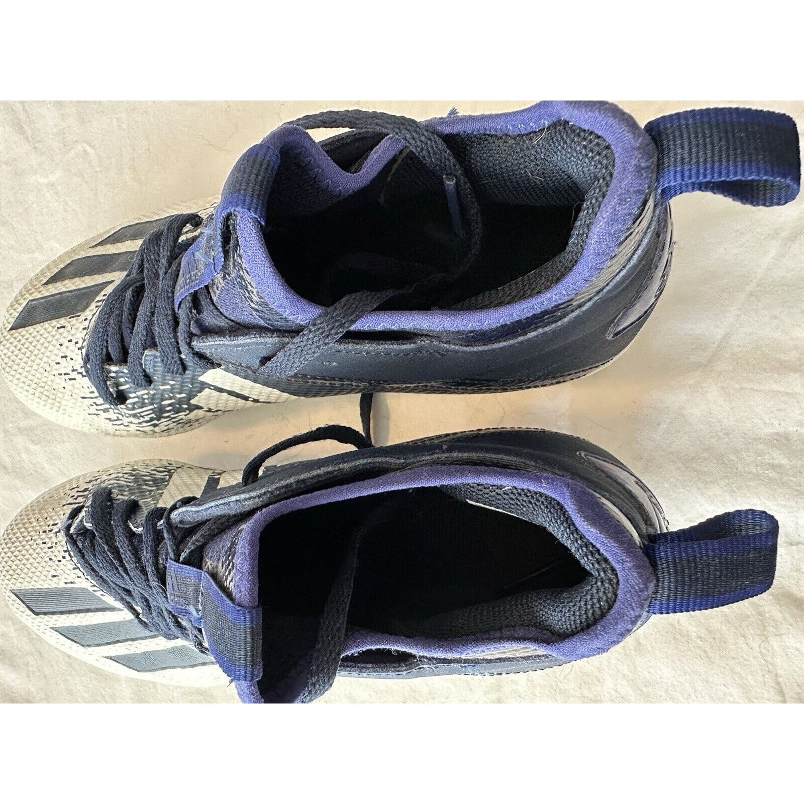 Adidas ADIDAS Adizero Scorch Football Cleats sz 11.5 White/ Blue Size US 11.5 / EU 44-45 - 10 Thumbnail