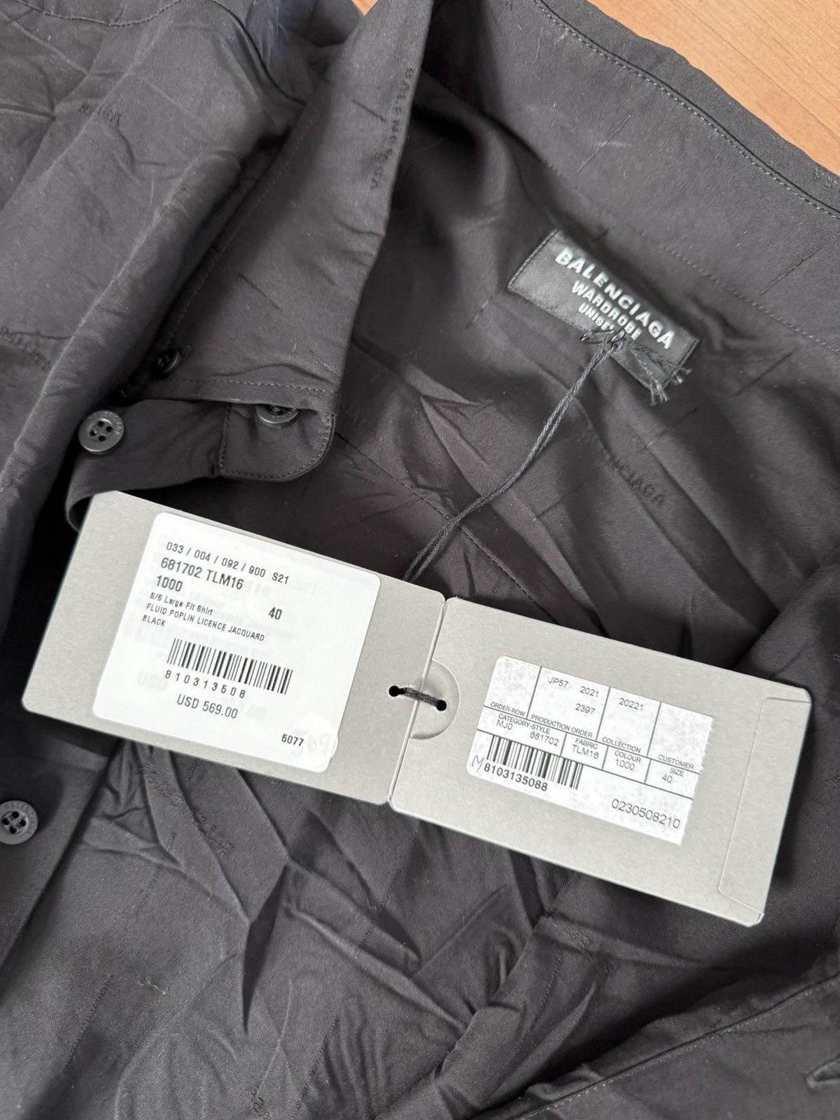 Balenciaga Balenciaga Button up shirt Size US S / EU 44-46 / 1 - 9 Thumbnail