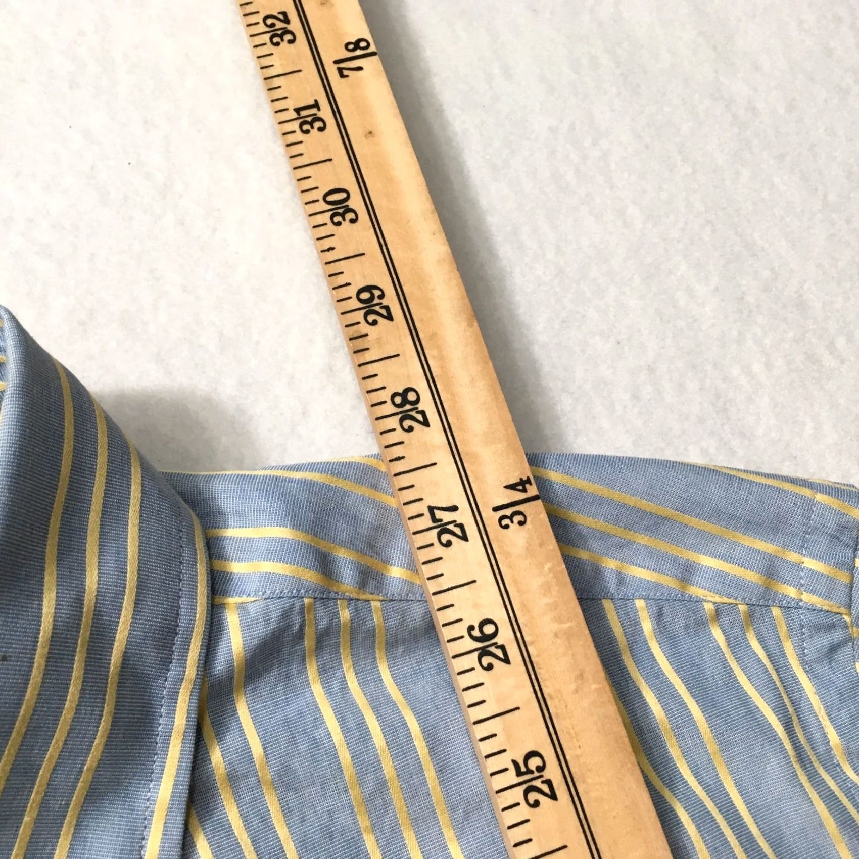 Michael Kors Michael Kors Shirt Mens L Blue Button Down taylored Fit Striped Long Sleeve Size US L / EU 52-54 / 3 - 5 Thumbnail