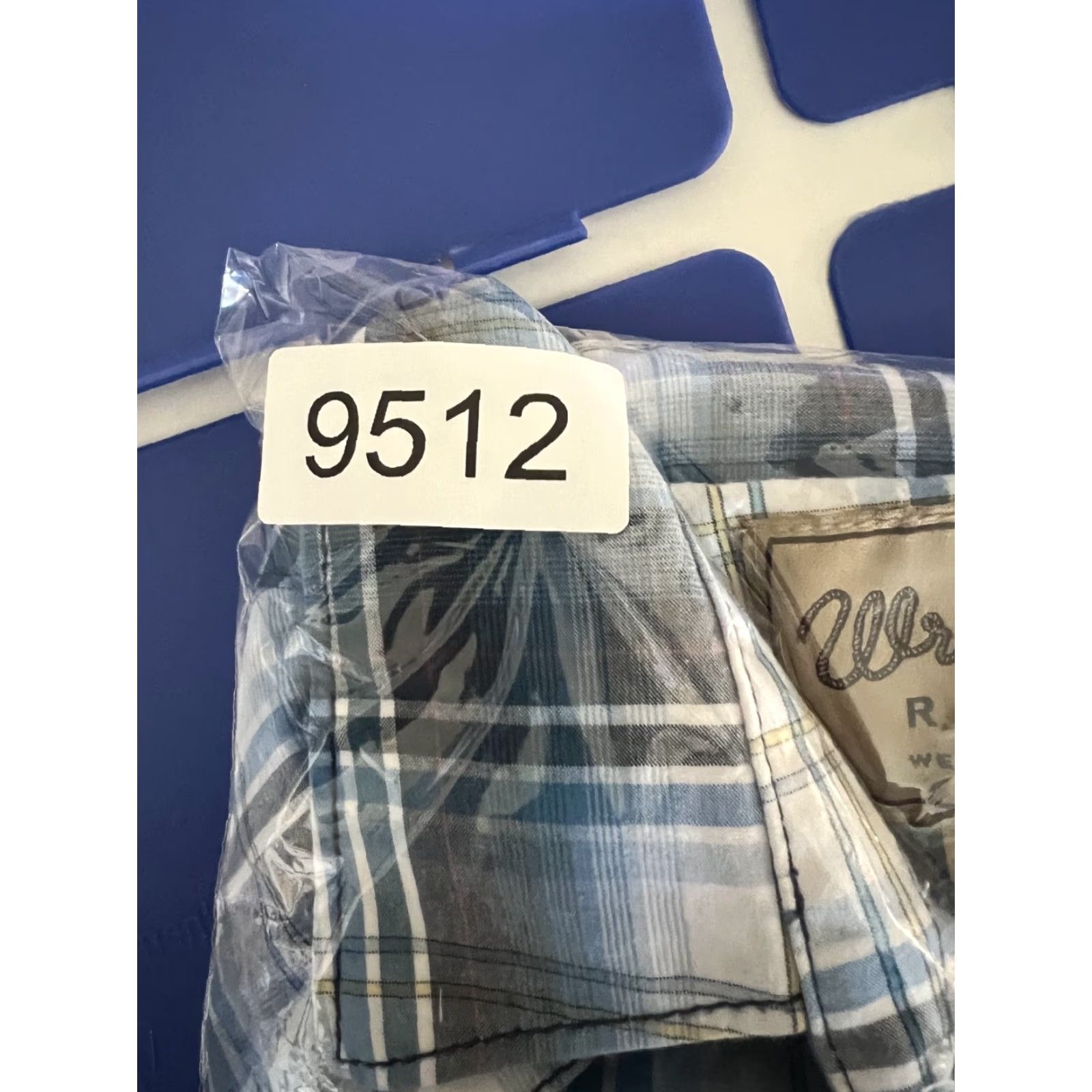 Wrangler Wrangler Western Shirt Mens Small Plaid Pearl Snap Long Sleeve Blue Shirt Size US M / EU 48-50 / 2 - 8 Thumbnail