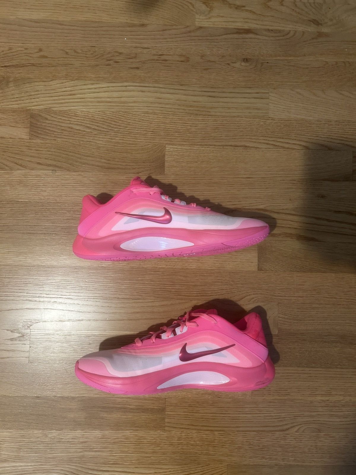Nike Nike A’ja Wilson A’One Pink A’ura Size US 11.5 / EU 44-45 - 2 Thumbnail