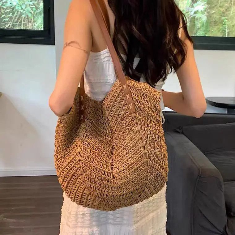 Japanese Brand × Vintage Beach Casual Woven Shoulder Bag Size ONE SIZE - 1 Thumbnail