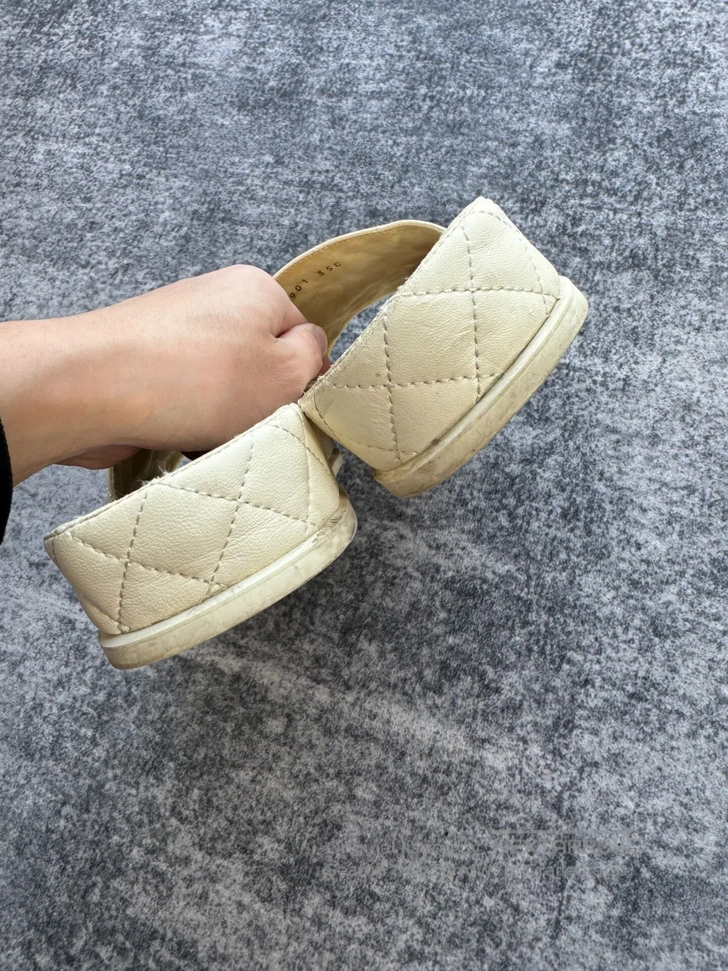 Chanel Chanel White Lambskin Slides| Size US 4.5 / IT 34.5 - 6 Thumbnail