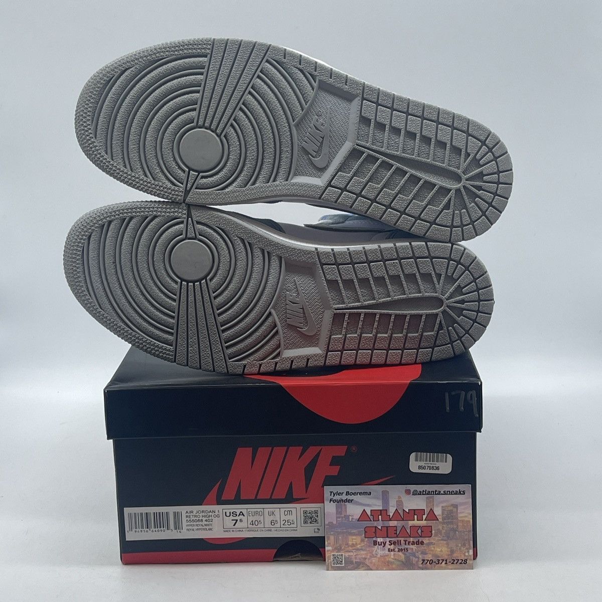 Jordan Brand Air Jordan 1 hyper royal Size US 7.5 / EU 40-41 - 7 Thumbnail