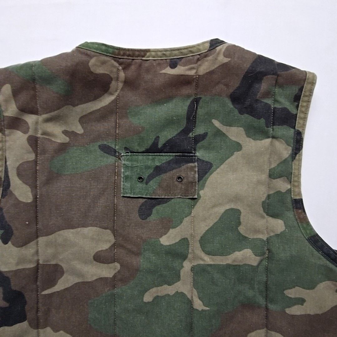 Vintage Vintage Camo Hunting Vest Camouflage Orange Reversible Gear Size US L / EU 52-54 / 3 - 10 Thumbnail
