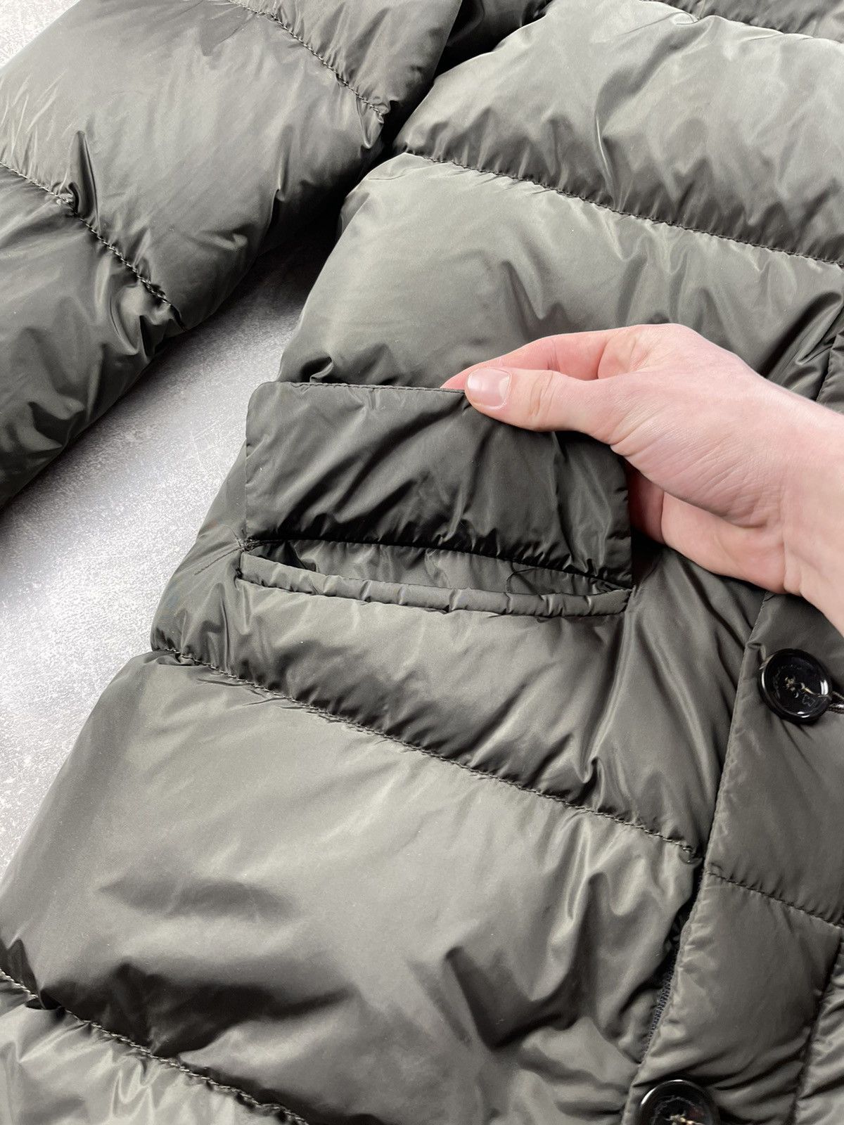 Montecore Montecore Luxury Tech Italian Down Parka Riri Zip Dark Olive Size US L / EU 52-54 / 3 - 10 Thumbnail