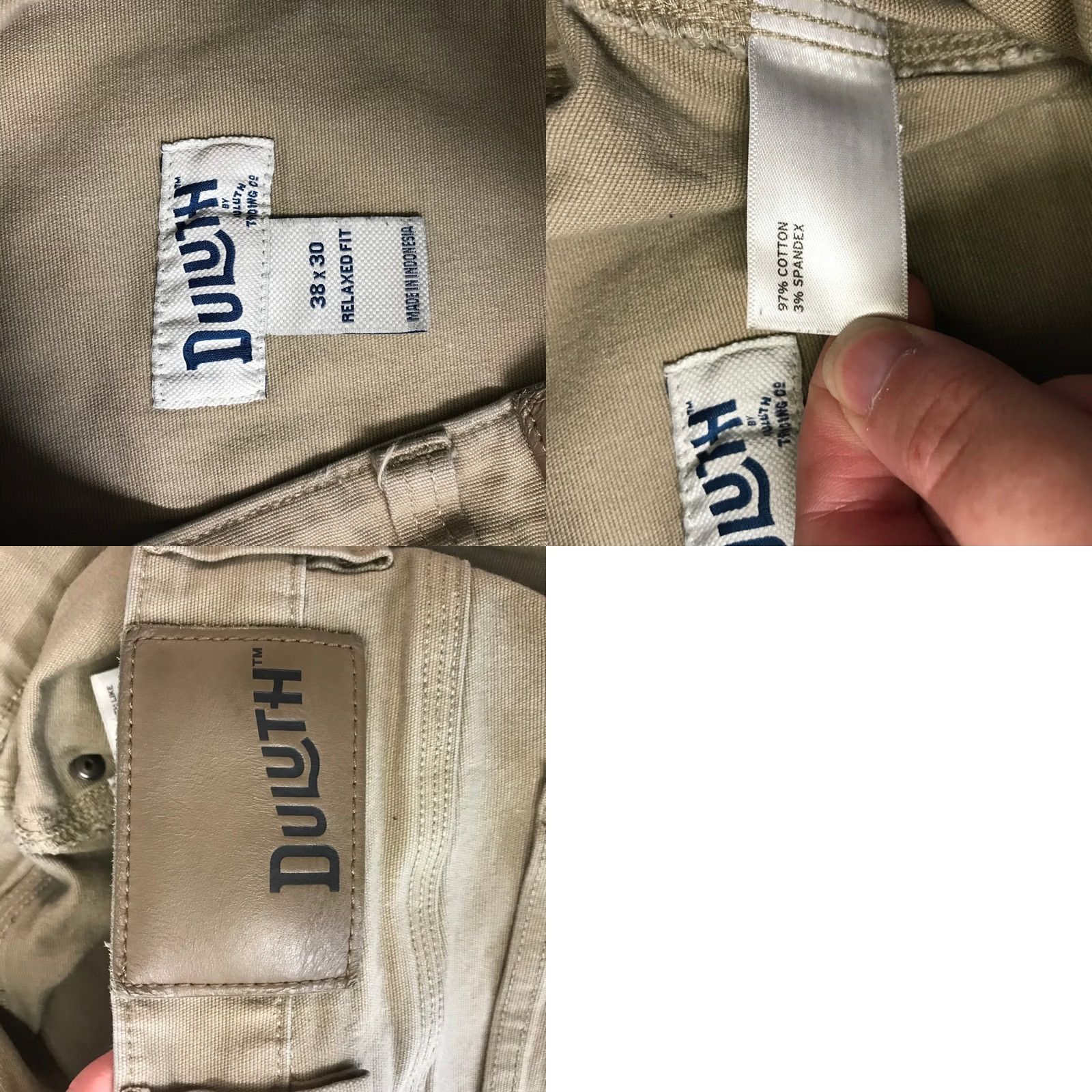 Duluth Trading Company Duluth Trading Co Work Pants Khaki Tan Mens 38x30 Flex Fire Hose Relaxed Fit Size US 38 / EU 54 - 8 Thumbnail