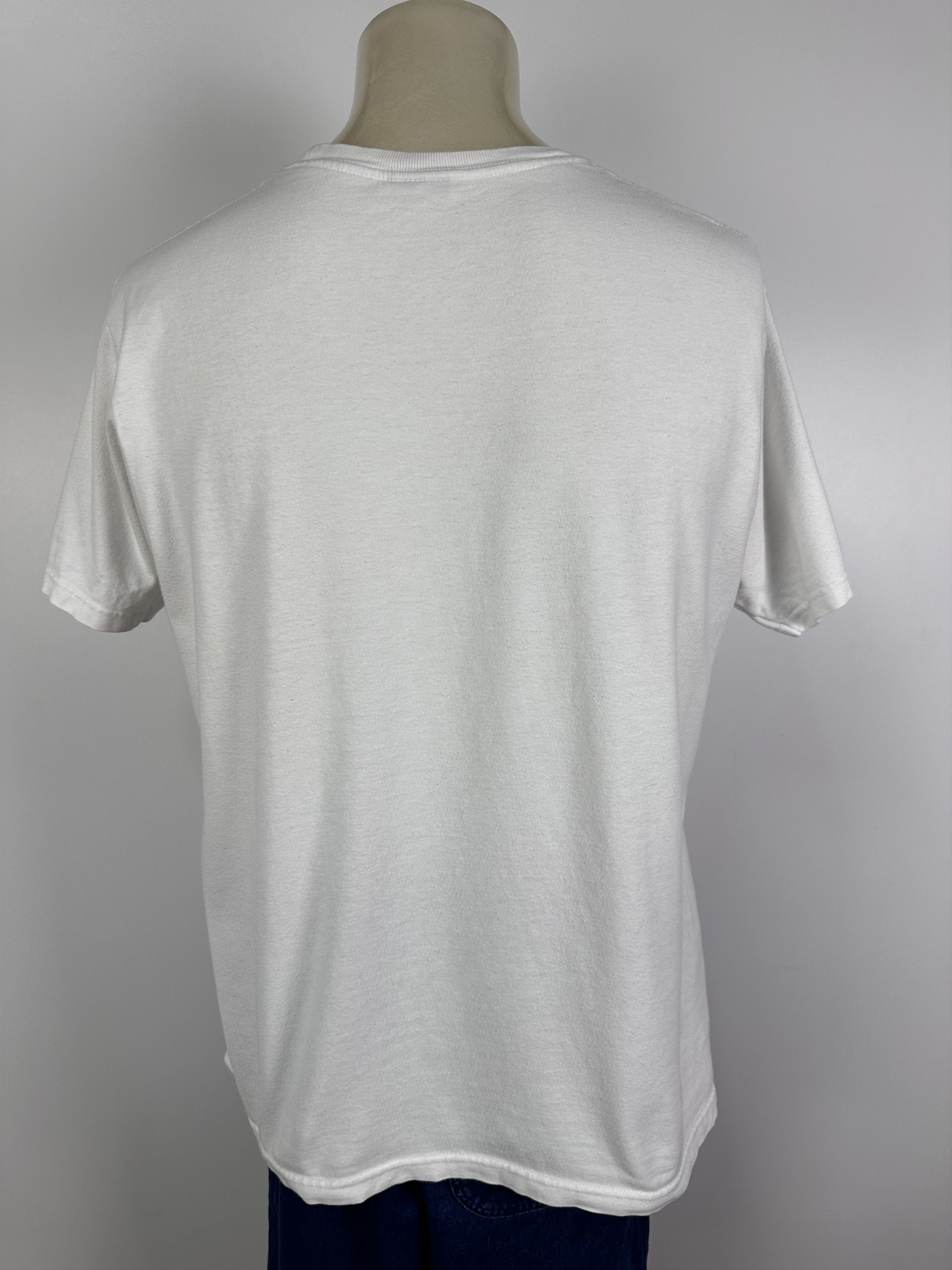 Stussy × Vintage Stussy Top Form Design Tee Shirt White Short Sleeve Size M Size US M / EU 48-50 / 2 - 6 Thumbnail