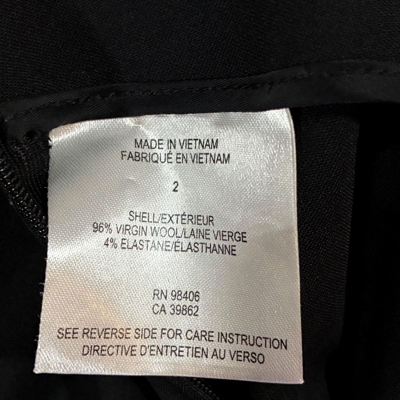 Theory Theory dress pants women's virgin wool blend straight leg 2 Size 26" / US 2 / IT 38 - 5 Thumbnail