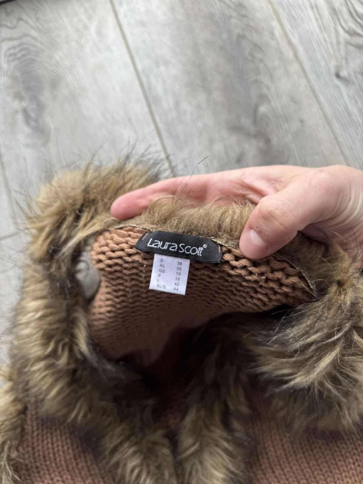 If Six Was Nine Vintage Japan Style Faux Fur Knit Y2k Vest Size M / US 6-8 / IT 42-44 - 4 Thumbnail