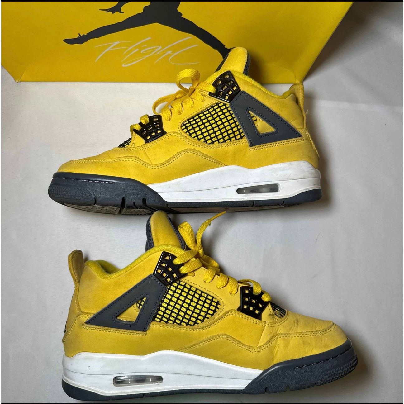 Jordan Brand × Nike Size 7 Nike Air Jordan 4 Retro PS Lightning 2021 Men's Shoes Size US 7 / EU 40 - 3 Thumbnail