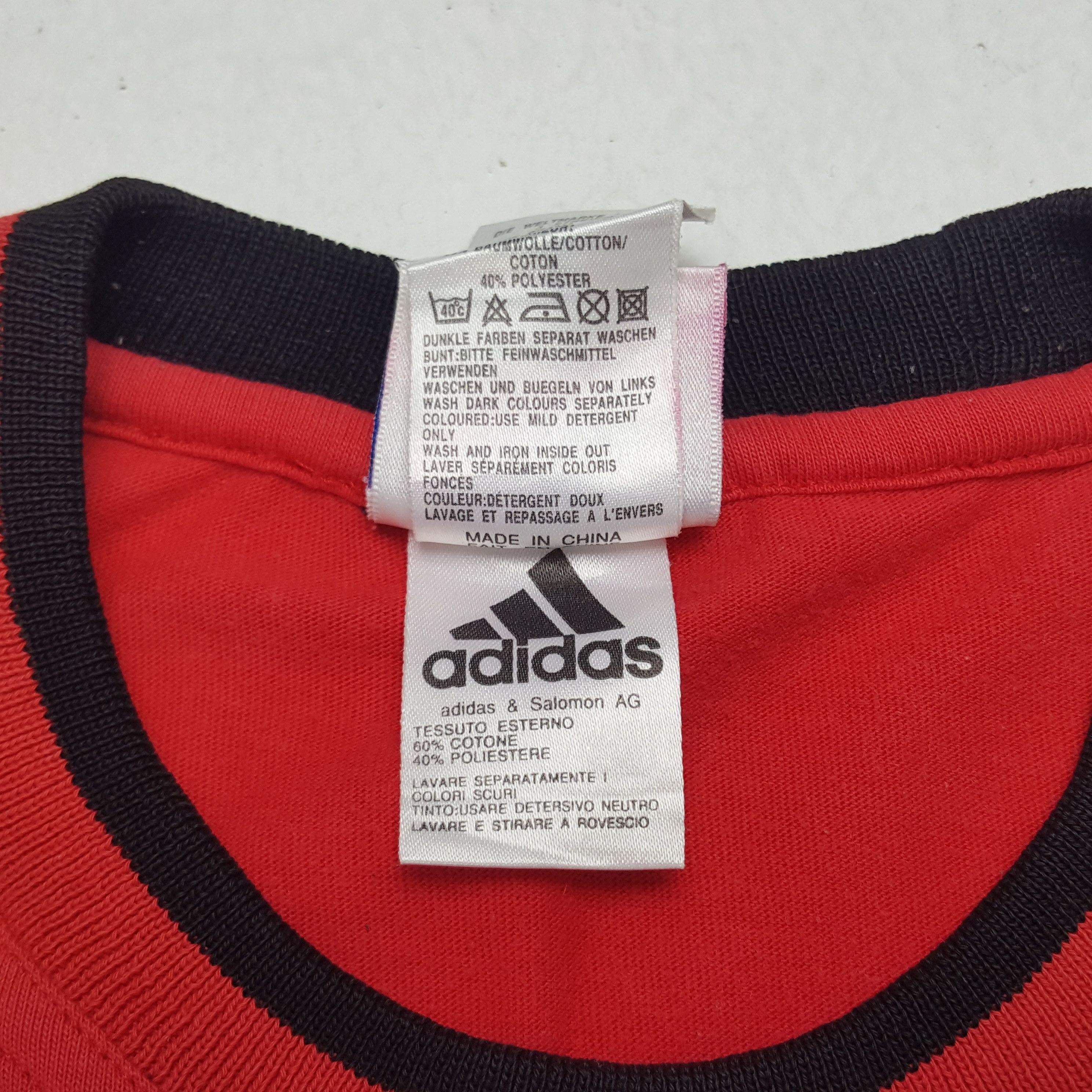 Adidas × Vintage Vintage AC MILAN Adidas Sport T-shirt Size US XL / EU 56 / 4 - 6 Thumbnail