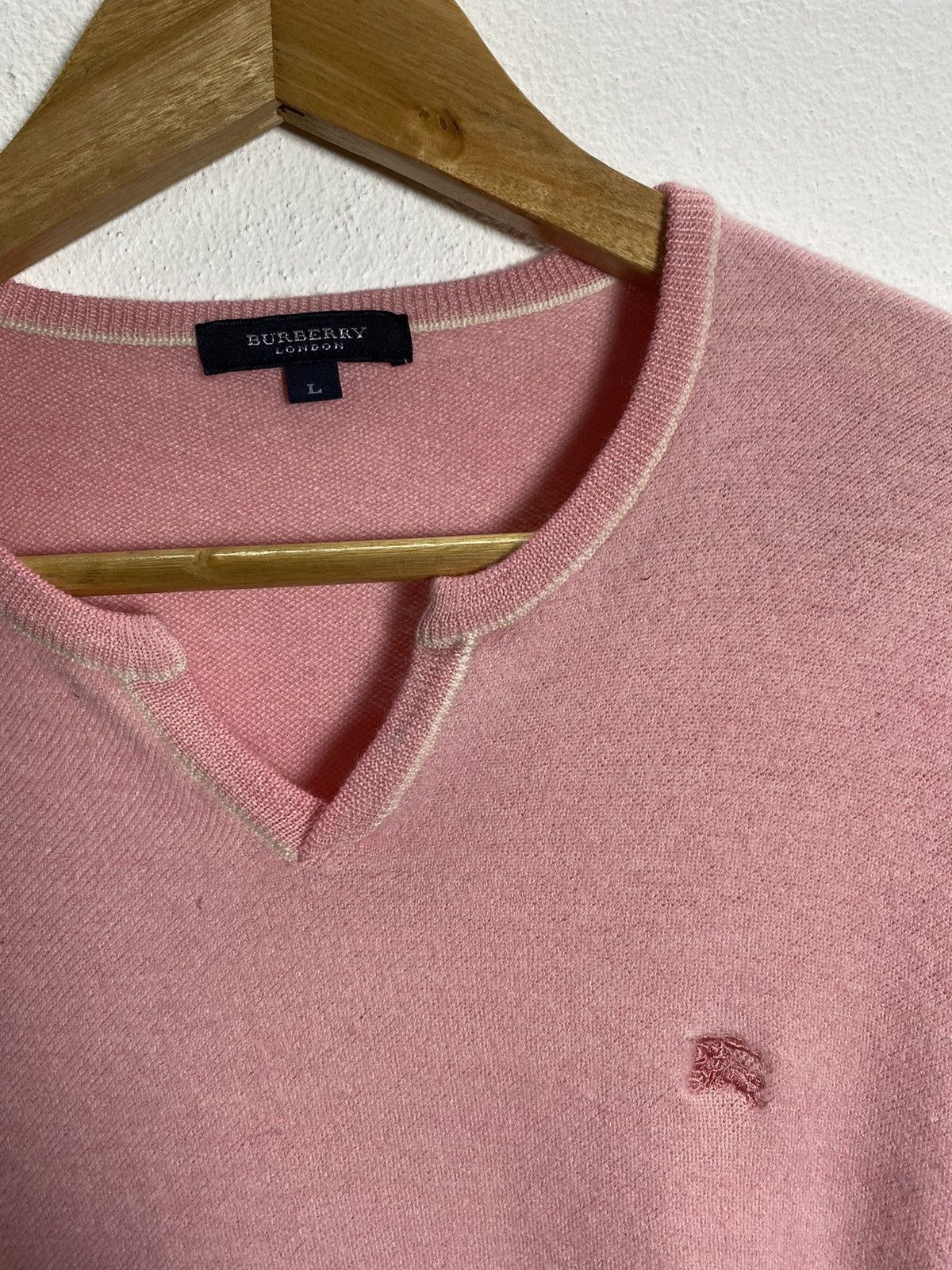 Burberry Burberry London Knitwear Pink Size US L / EU 52-54 / 3 - 2 Thumbnail