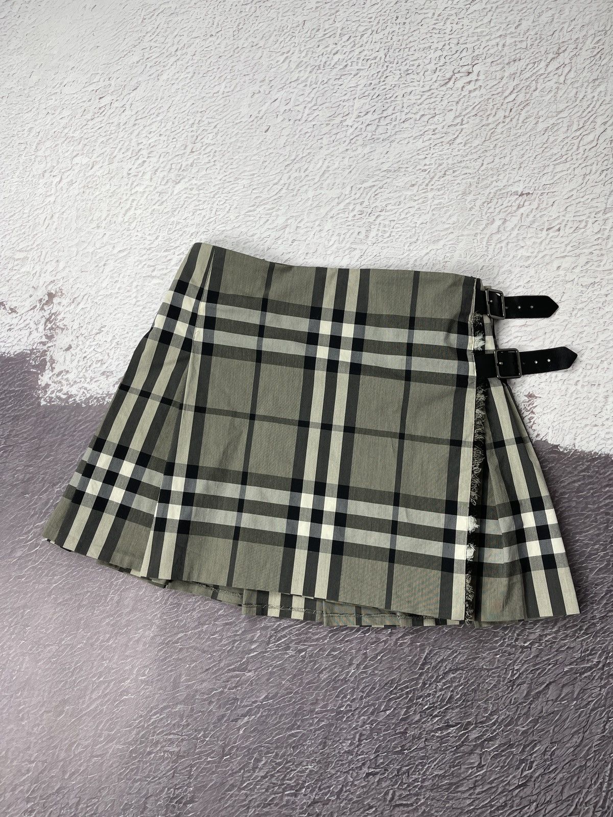 image of Burberry Blair Tartan Nova Check Scottish Mini Skirt, Women's (Size 28)