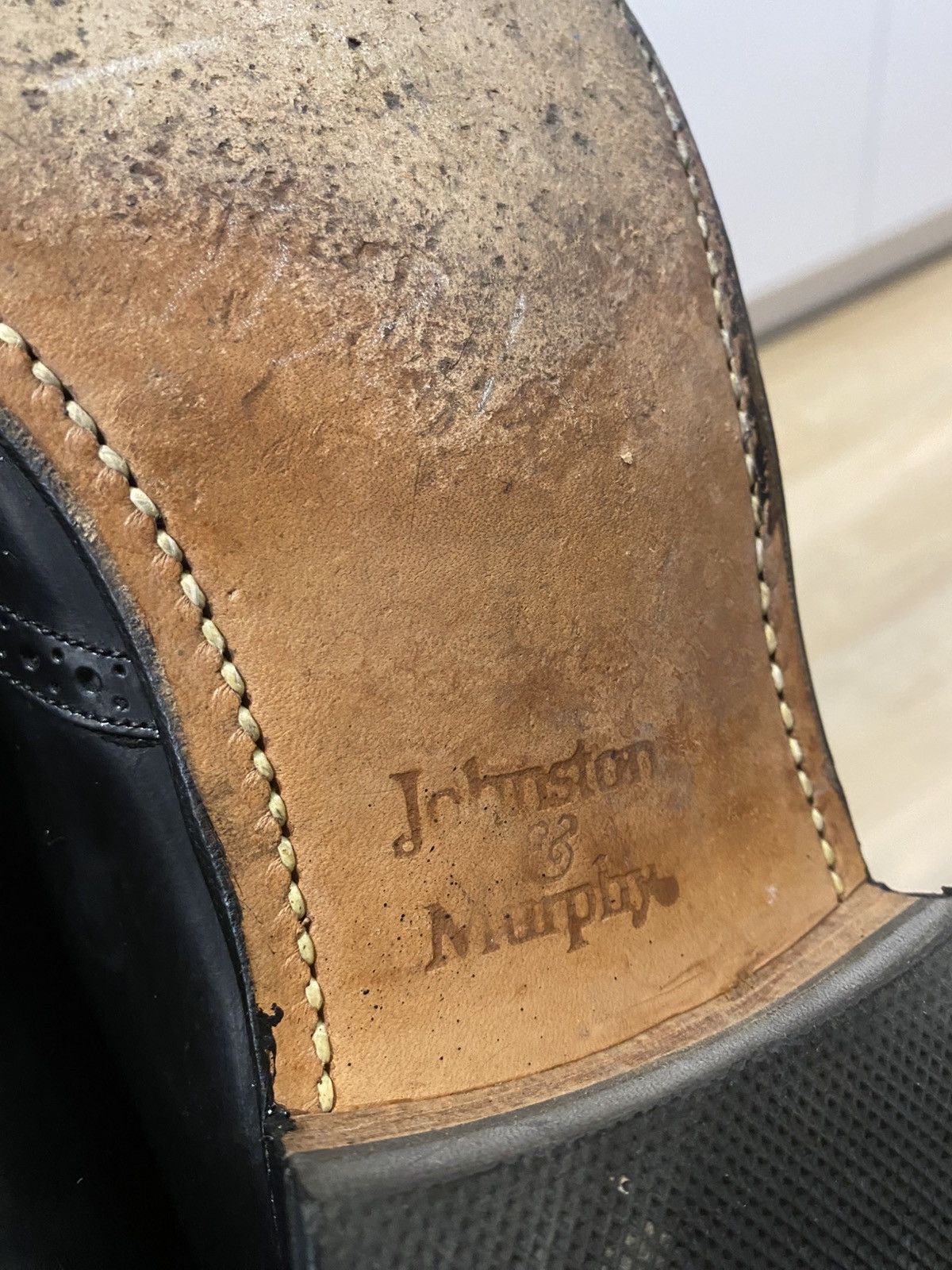 Johnston & Murphy Johnston & Murphy Optima Kiltie Tassel Wingtip Black Loafers Size US 9.5 / EU 42-43 - 15 Thumbnail